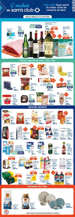 Pré-Visualização do folheto "Sam's Club - Ofertas da semana" da loja Sam's Club válido a partir de 17/09/2026