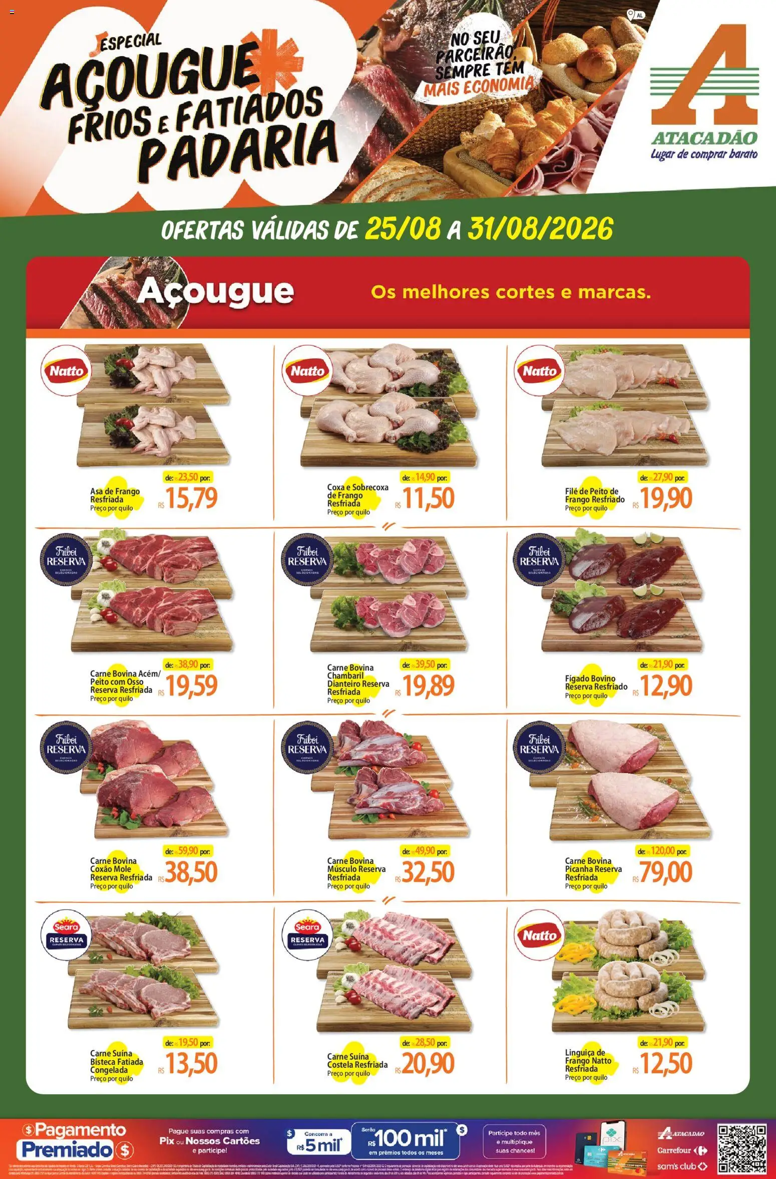 Pré-Visualização do folheto "Atacadão ofertas - AL" da loja Atacadão válido a partir de 25/08/2026