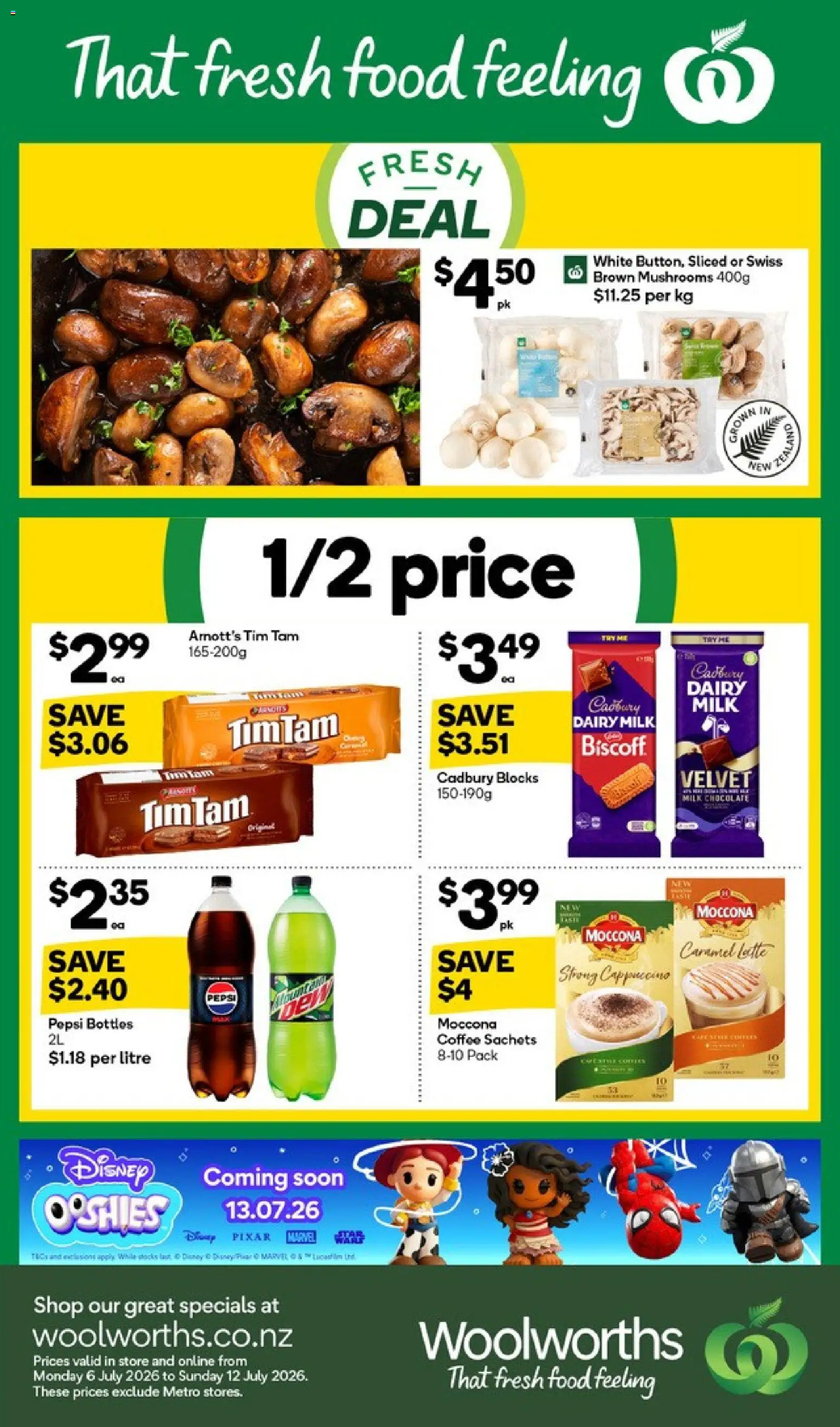 Preview of catalogue Woolworths South Island catalogue from shop Woolworths valid 6 Jul 2026