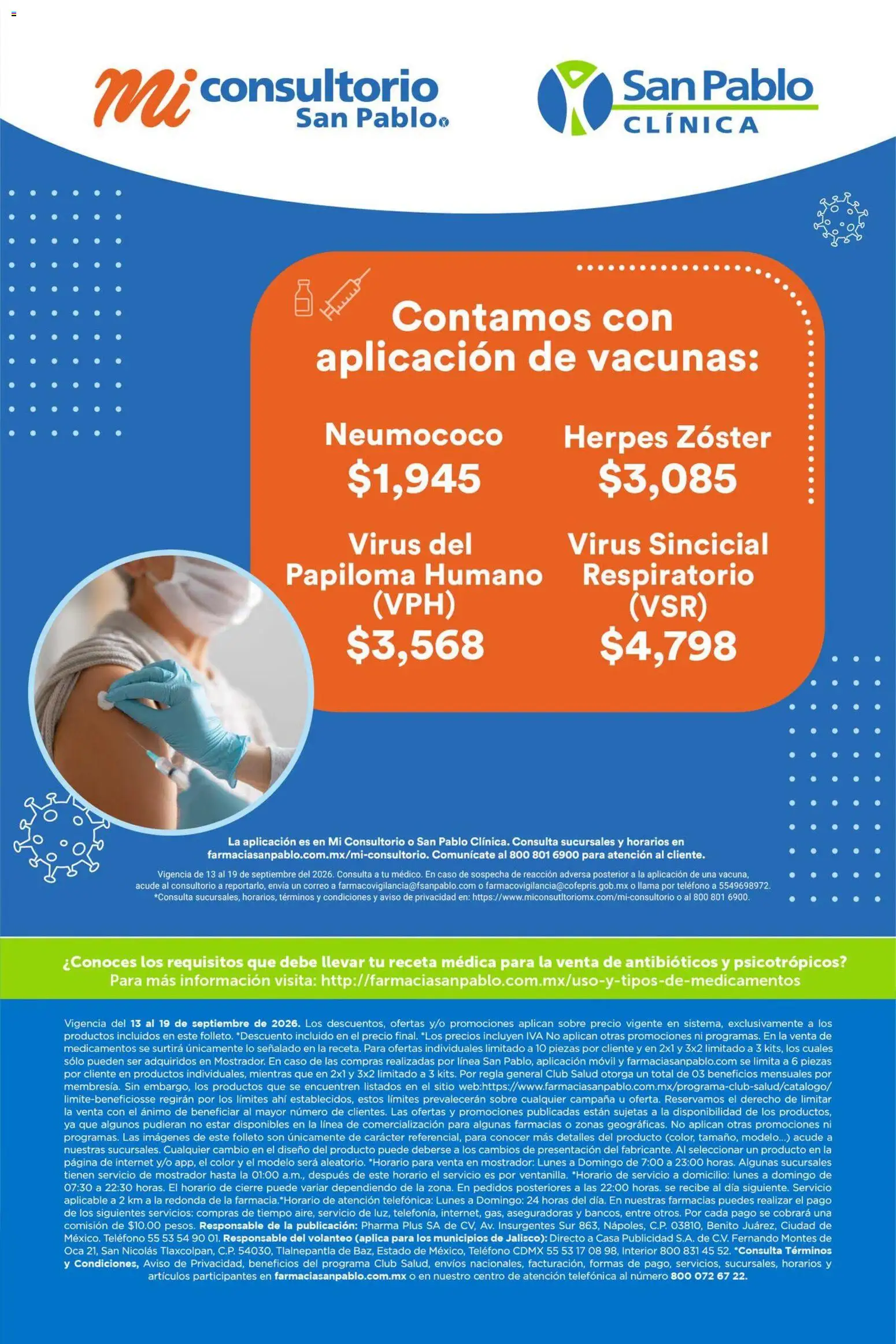 Vista previa las ofertas de la tienda Farmacia San Pablo - Farmacia San Pablo catálogo desde el 13/09/2026 