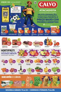 Pré-Visualização do folheto "Calvo Atacadista - Ofertas da semana" da loja Calvo Atacadista válido a partir de 16/06/2026