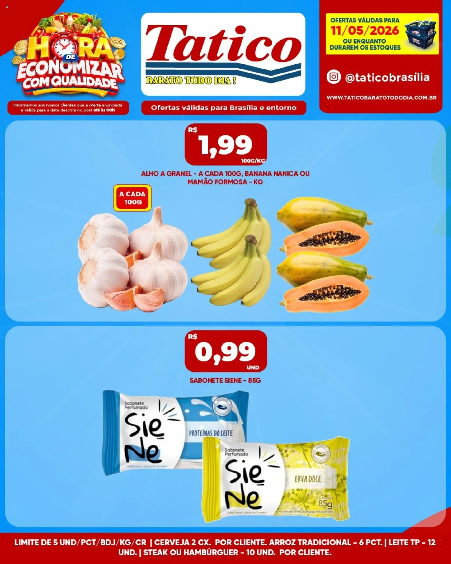 Pré-Visualização do folheto "Tatico ofertas do Dia" da loja Tatico válido a partir de 11/05/2026