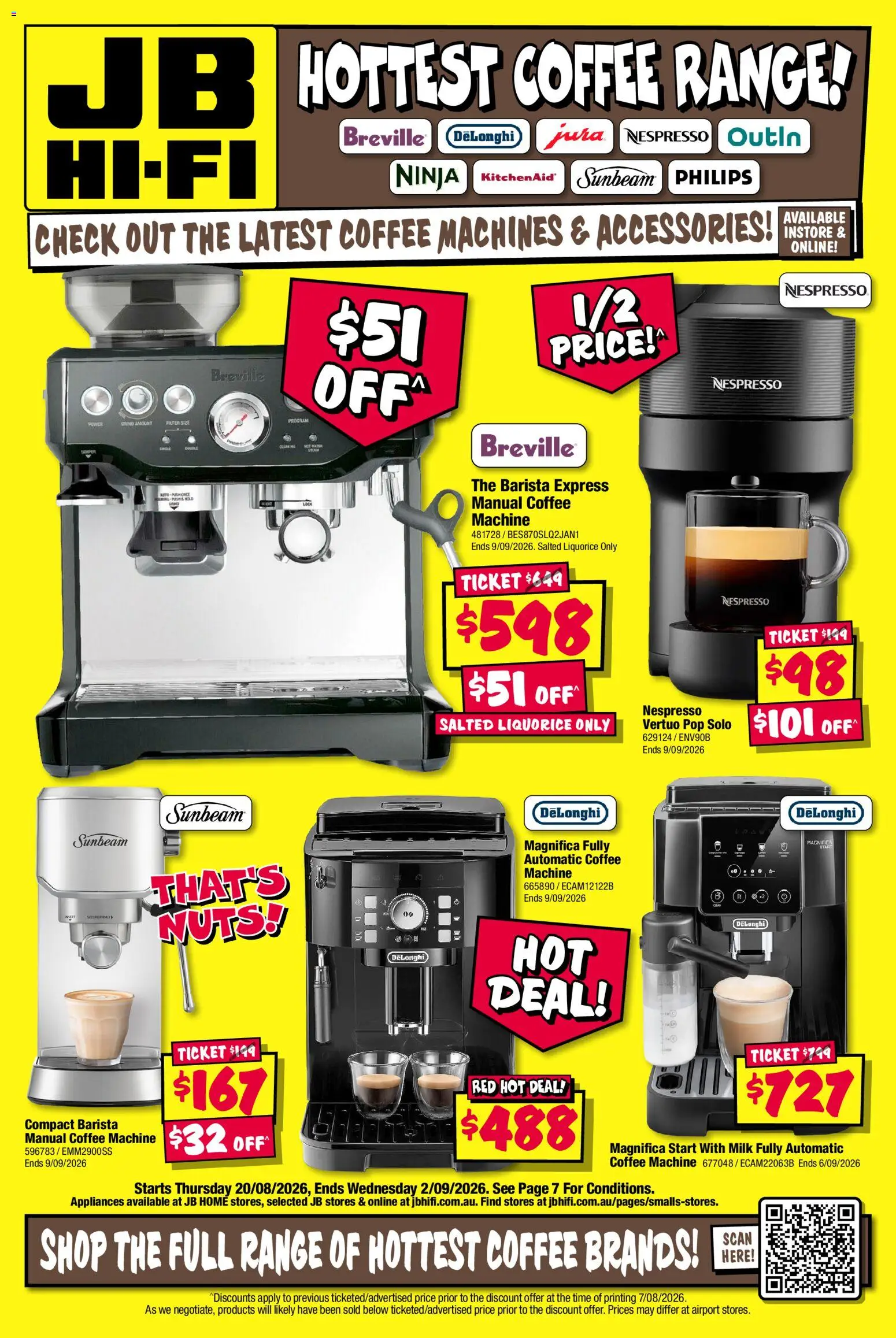 Preview of catalogue JB Hi-Fi catalogue coffee from shop JB Hi-Fi valid 20/08/2026