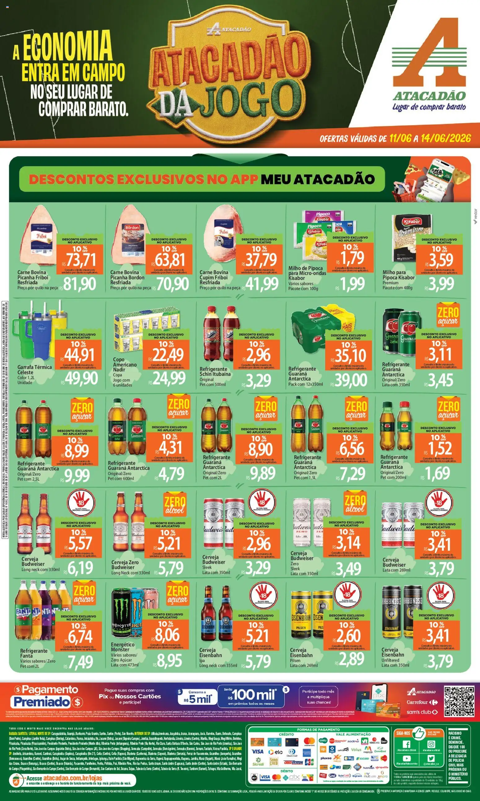 Pré-Visualização do folheto "Atacadão ofertas - SP" da loja Atacadão válido a partir de 11/06/2026