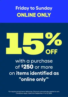 Preview of leaflet Rona weekly flyer from shop Rona is valid from Sep 10, 2026