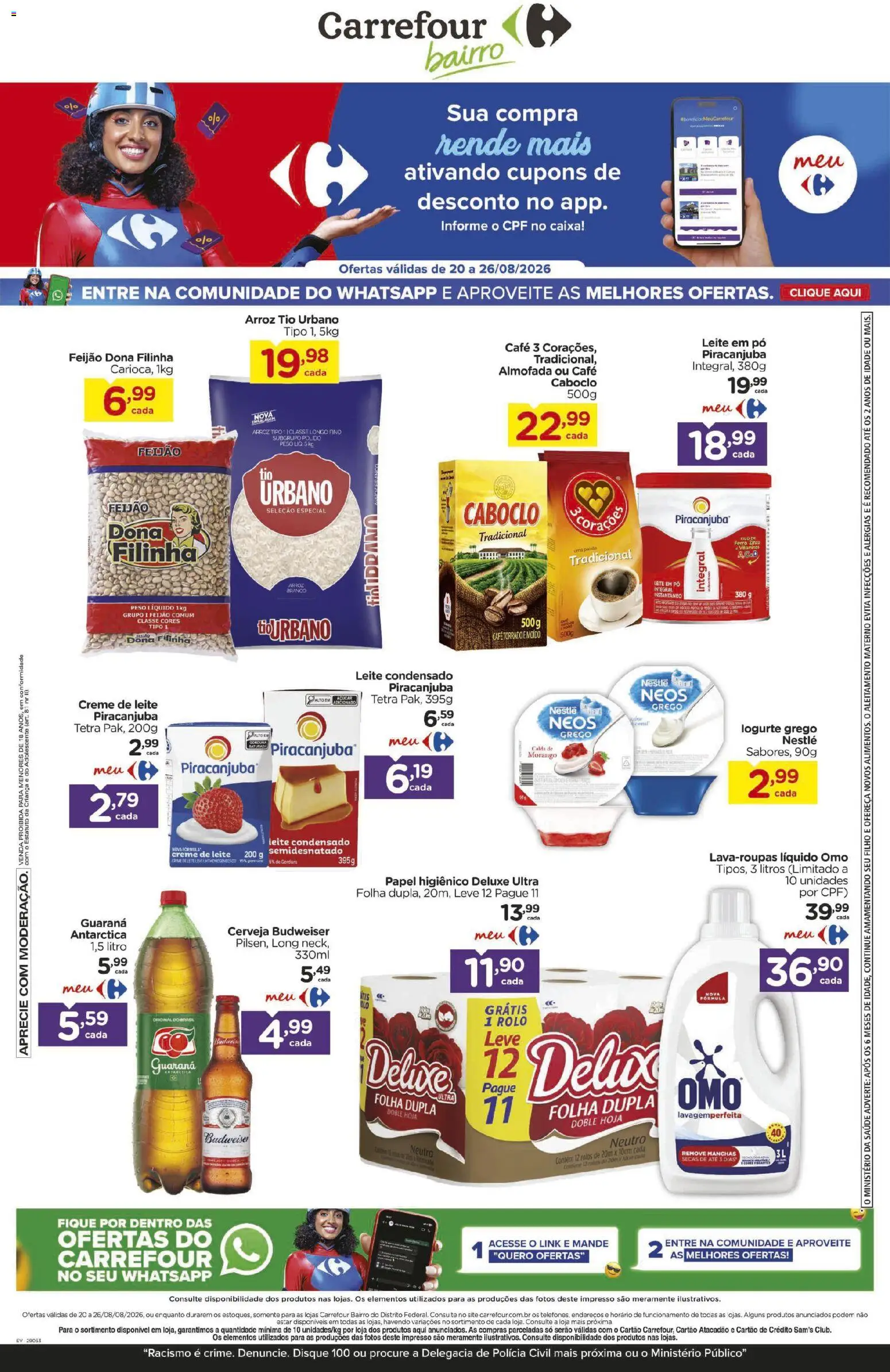 Pré-Visualização do folheto "Carrefour Bairro - Ofertas da semana" da loja Carrefour Bairro válido a partir de 20/08/2026