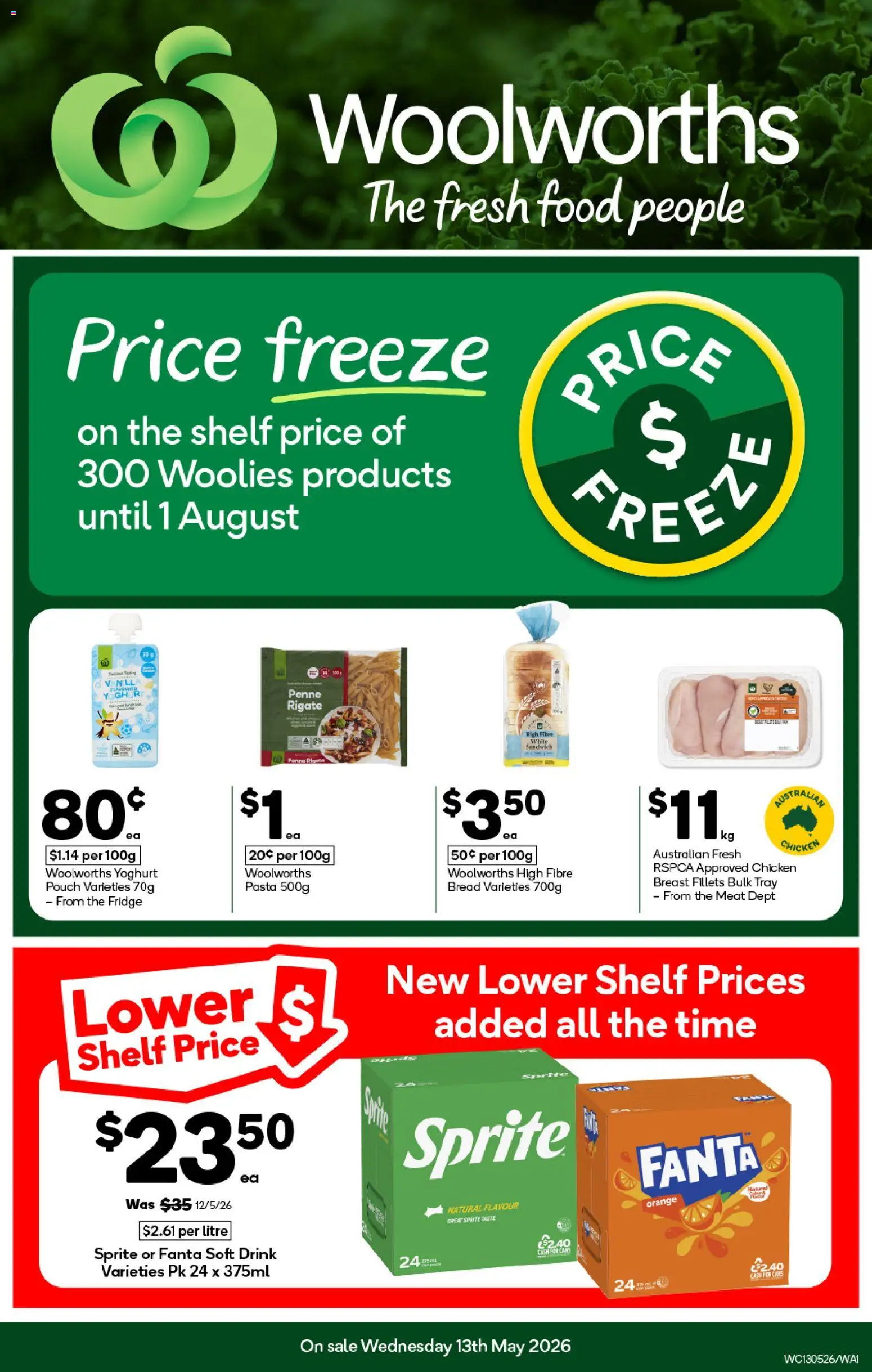 Preview of catalogue Woolworths catalogue WA from shop Woolworths valid 13/05/2026