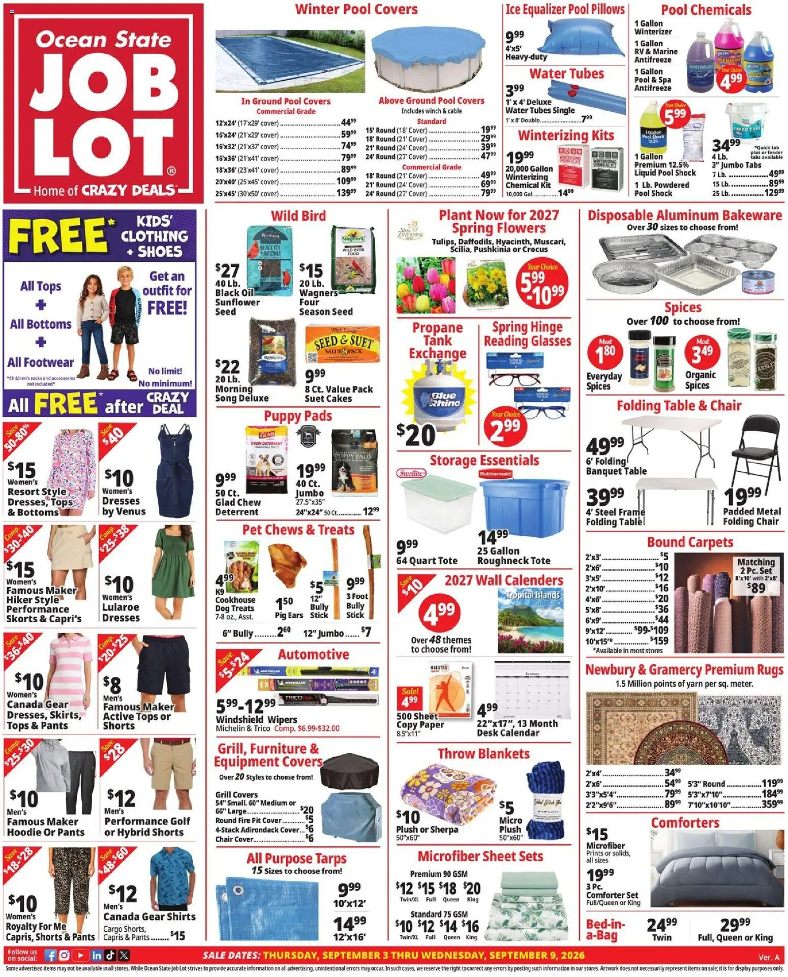 Ad Preview of Ocean State Job Lot Ocean State Job Lot Weekly Ad from 09/03/2026