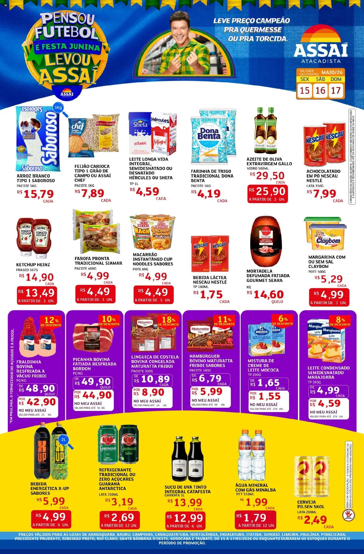 Pré-Visualização do folheto "Assaí Atacadista ofertas - SP" da loja Assaí Atacadista válido a partir de 15/05/2026