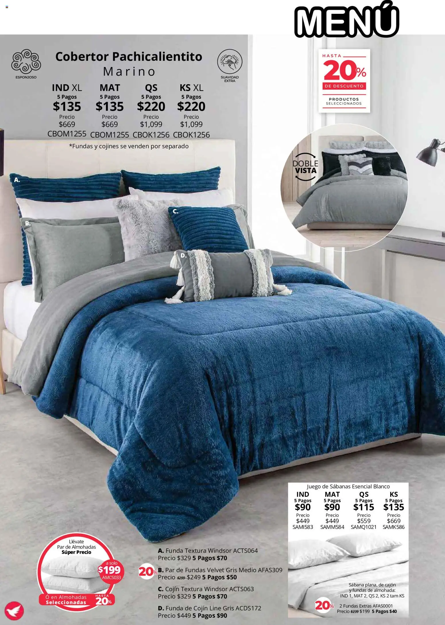 Vista previa las ofertas de la tienda Colchas Concord - Colchas Concord catálogo Colección Cobertor desde el 01/08/2026 