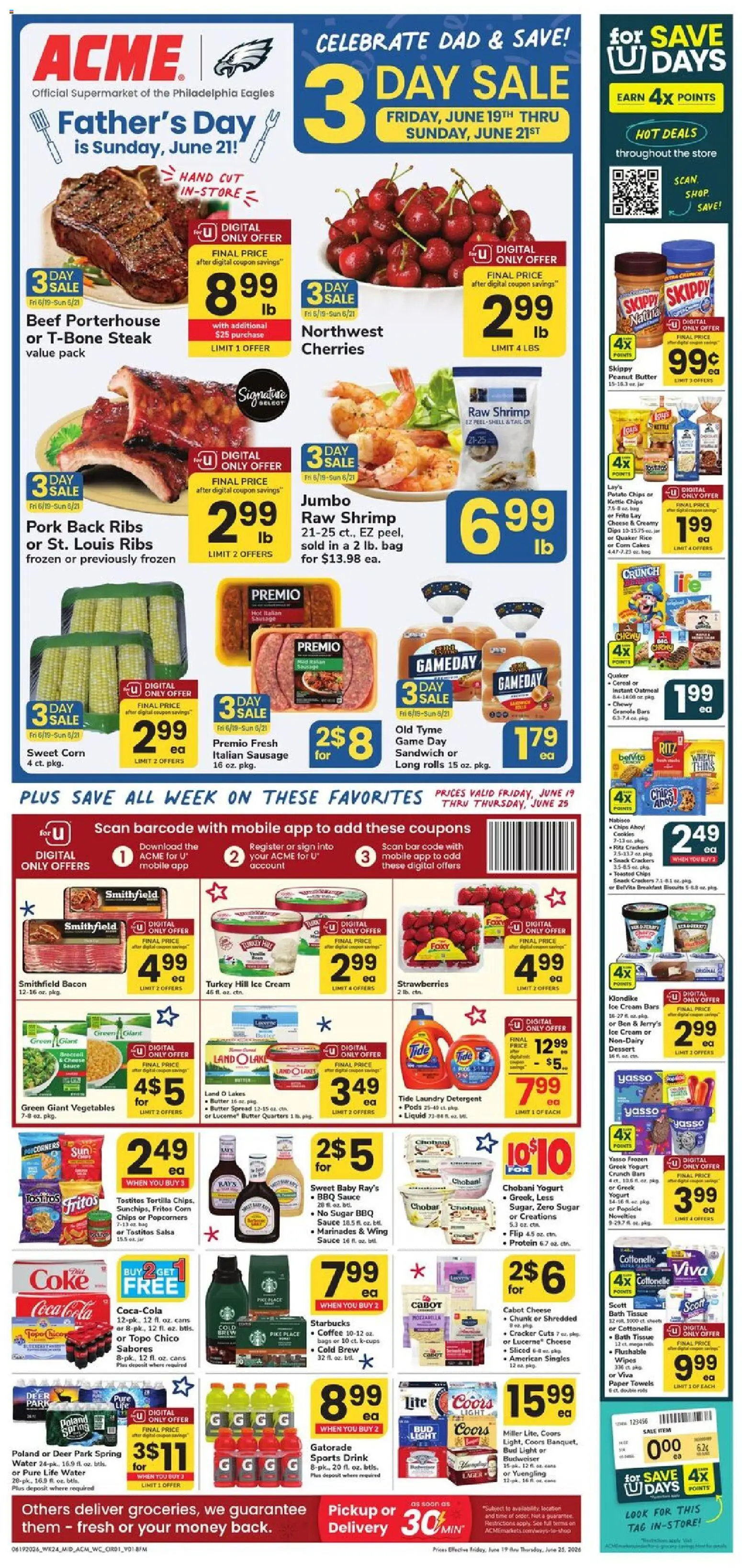Ad Preview of Acme Acme Weekly Ad - PA from 06/19/2026