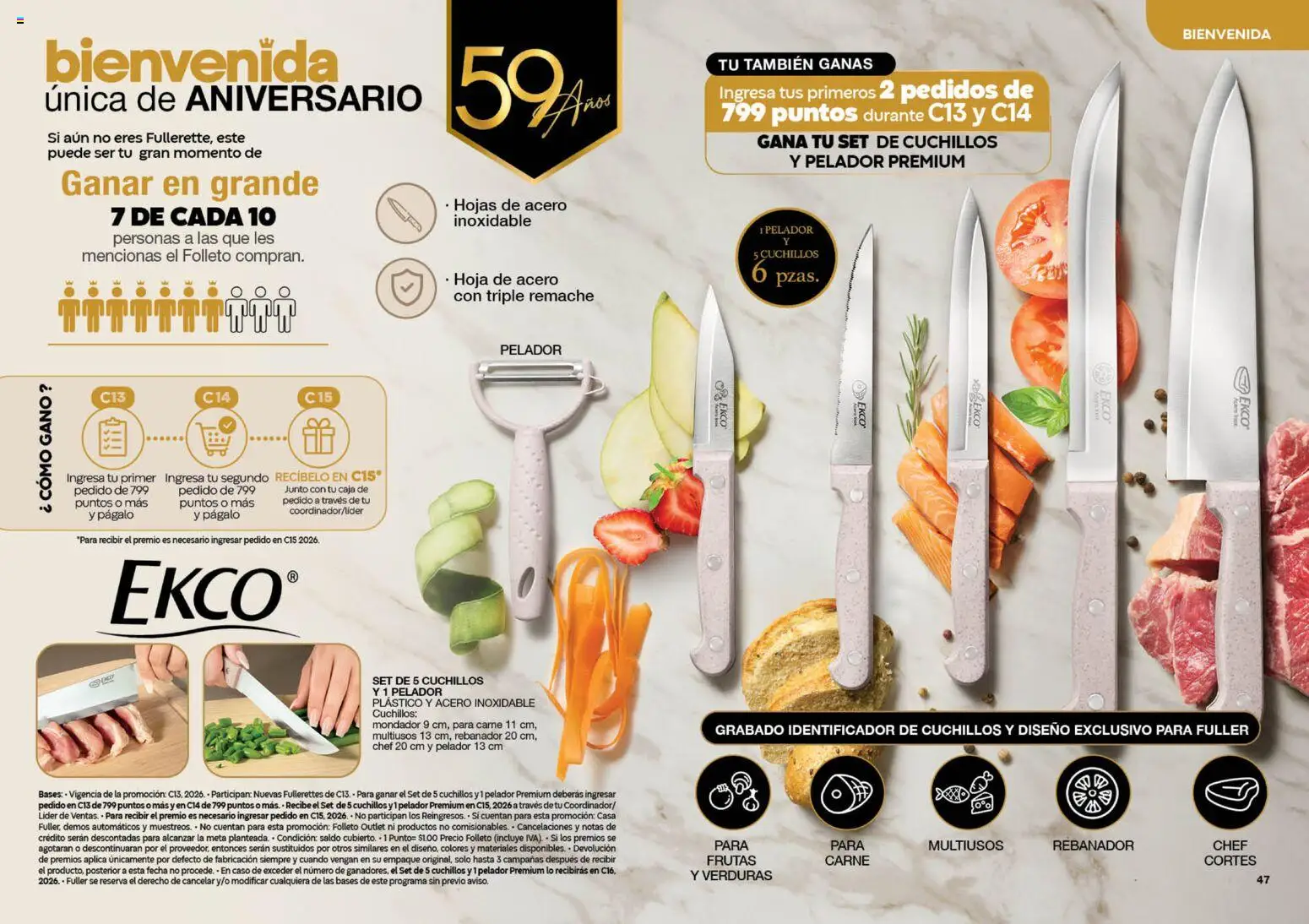 Vista previa las ofertas de la tienda Fuller - Fuller Gana Más 13 2026 desde el 30/09/2026 