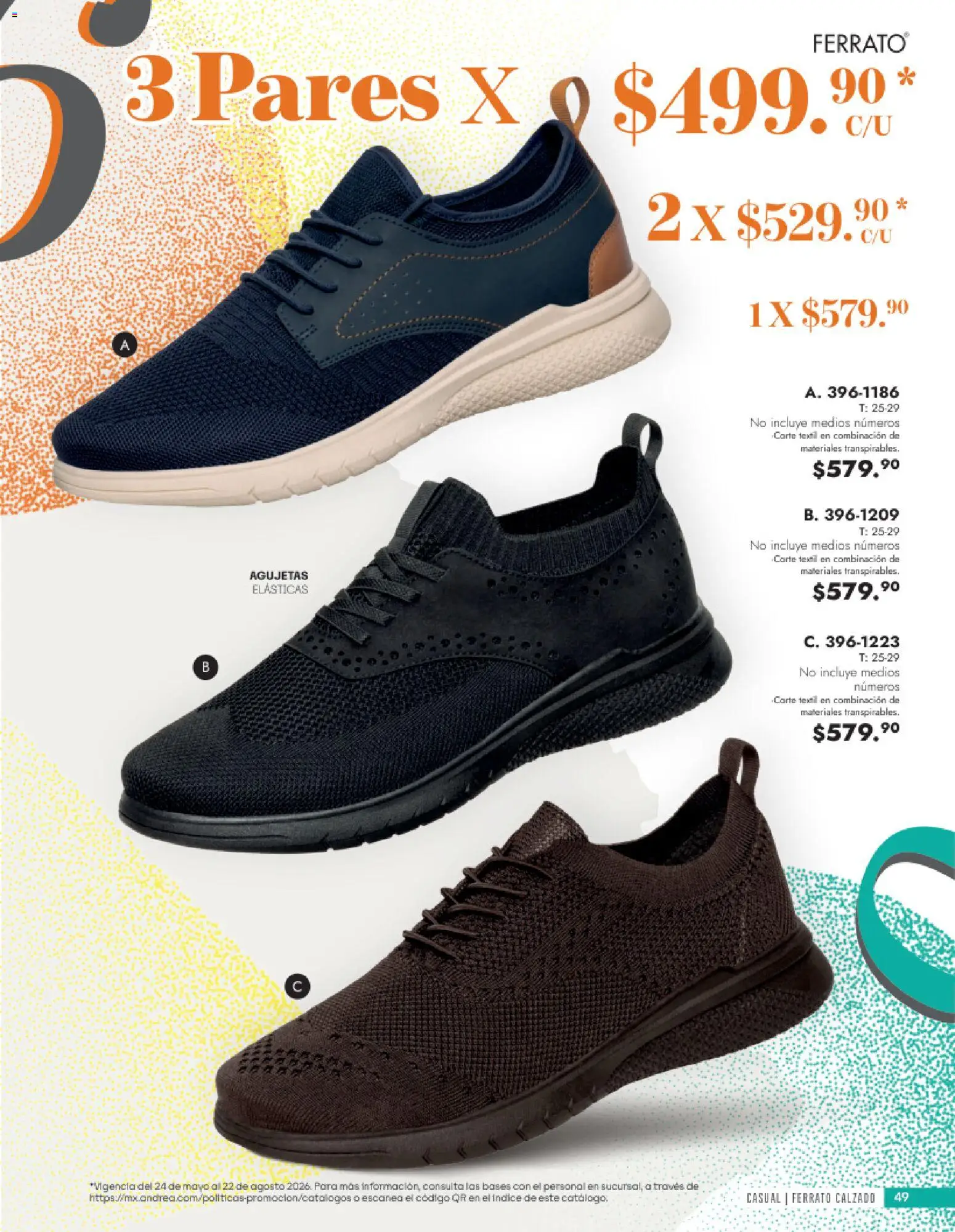 Vista previa las ofertas de la tienda Andrea - Andrea catálogo Calzado Caballero desde el 24/05/2026 