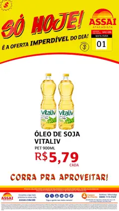 Pré-Visualização do folheto "Assaí Atacadista ofertas - GO" da loja Assaí Atacadista válido a partir de 01/05/2026