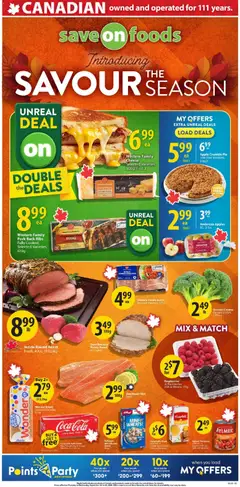 Preview of leaflet Save on foods weekly flyer / circulaire from shop Save on foods is valid from Sep 24, 2026