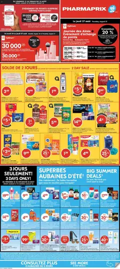 Preview of leaflet Pharmaprix weekly flyer / circulaire from shop Pharmaprix is valid from Aug 22, 2026