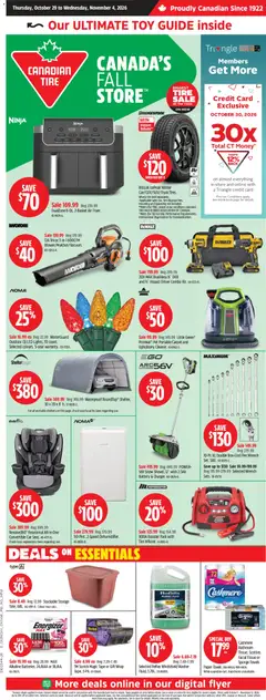 Preview of leaflet Canadian Tire weekly flyer from shop Canadian Tire is valid from Oct 29, 2026