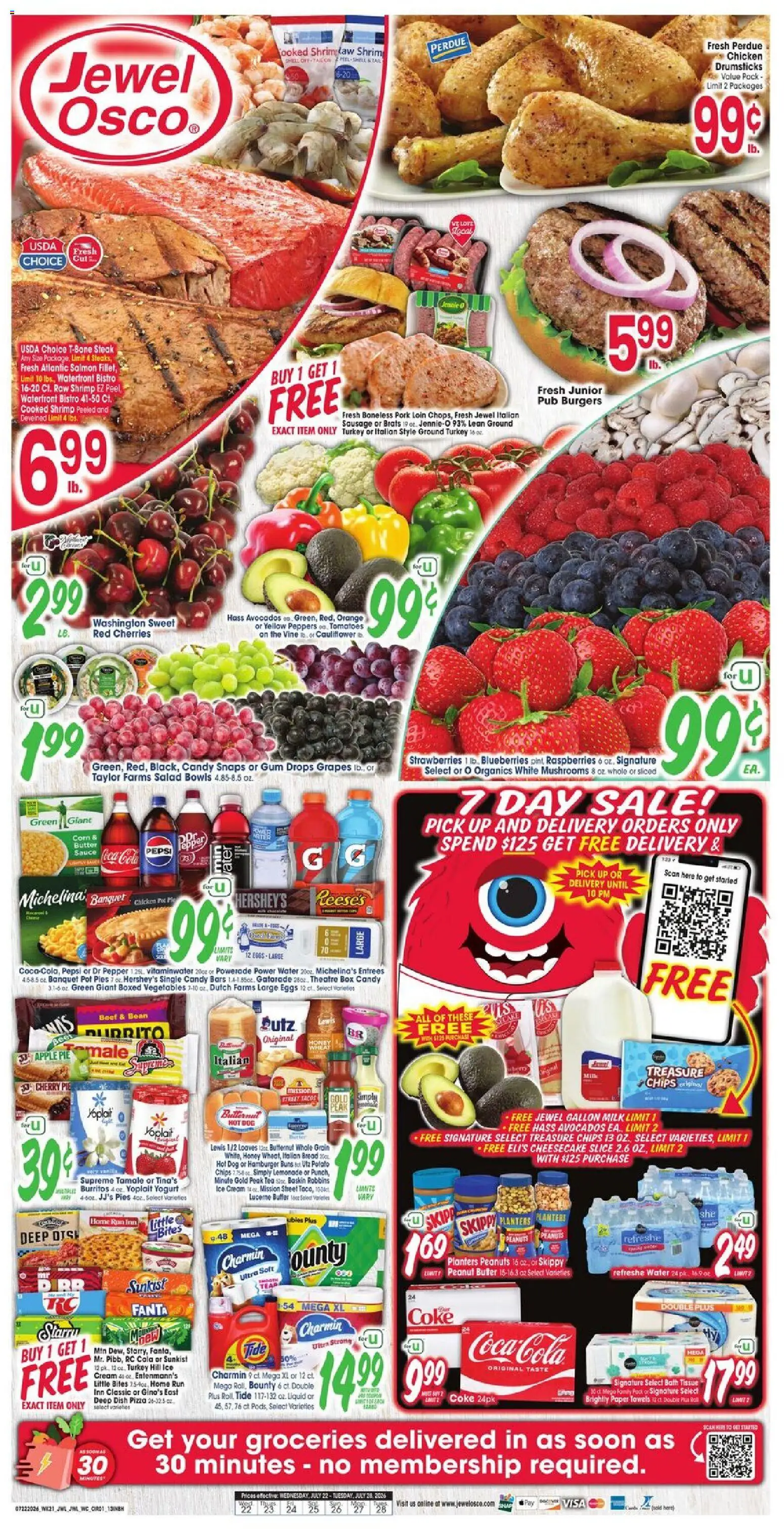 Ad Preview of Jewel Osco Jewel Osco Weekly Ad from 07/22/2026