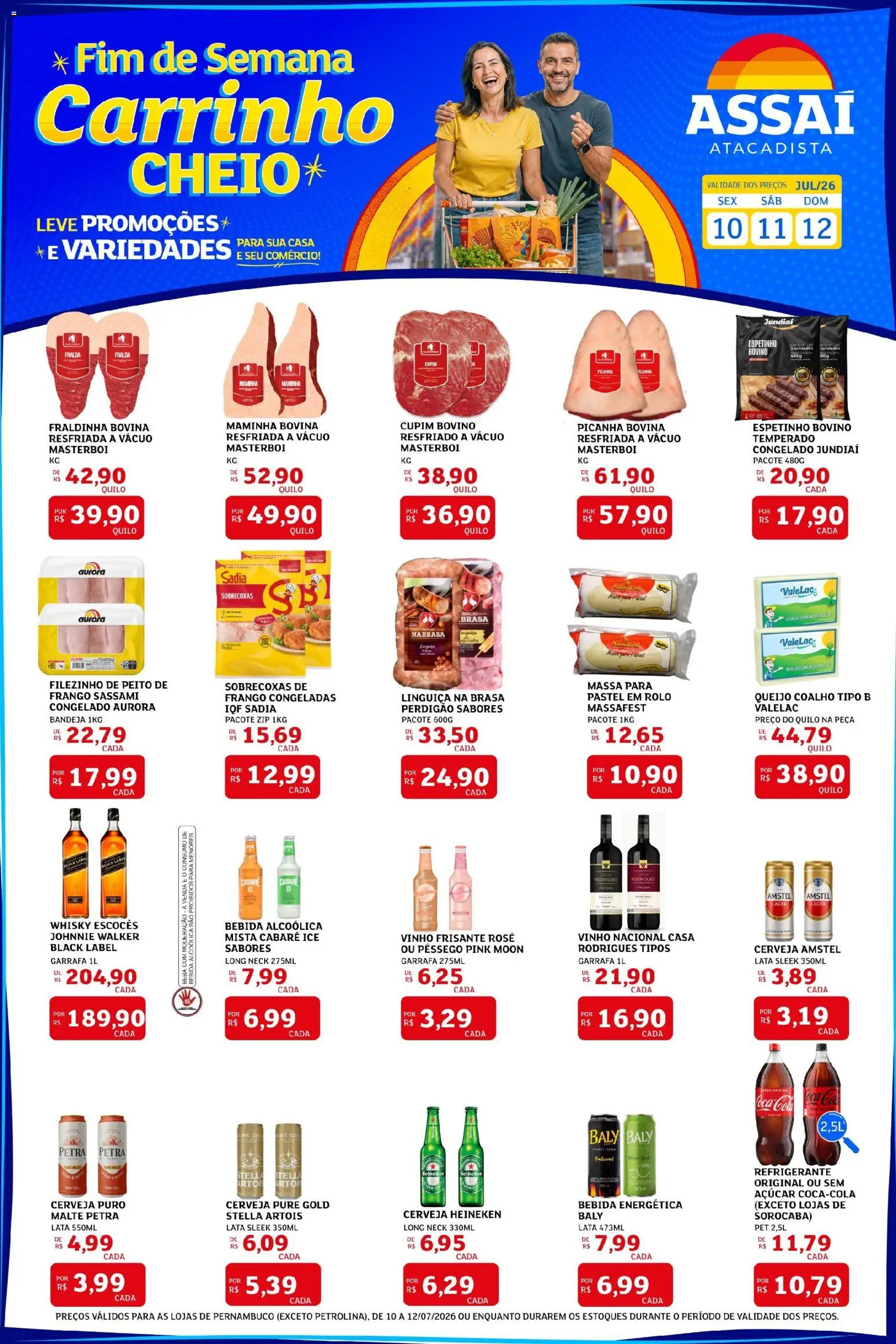 Pré-Visualização do folheto "Assaí Atacadista ofertas - PE" da loja Assaí Atacadista válido a partir de 10/07/2026
