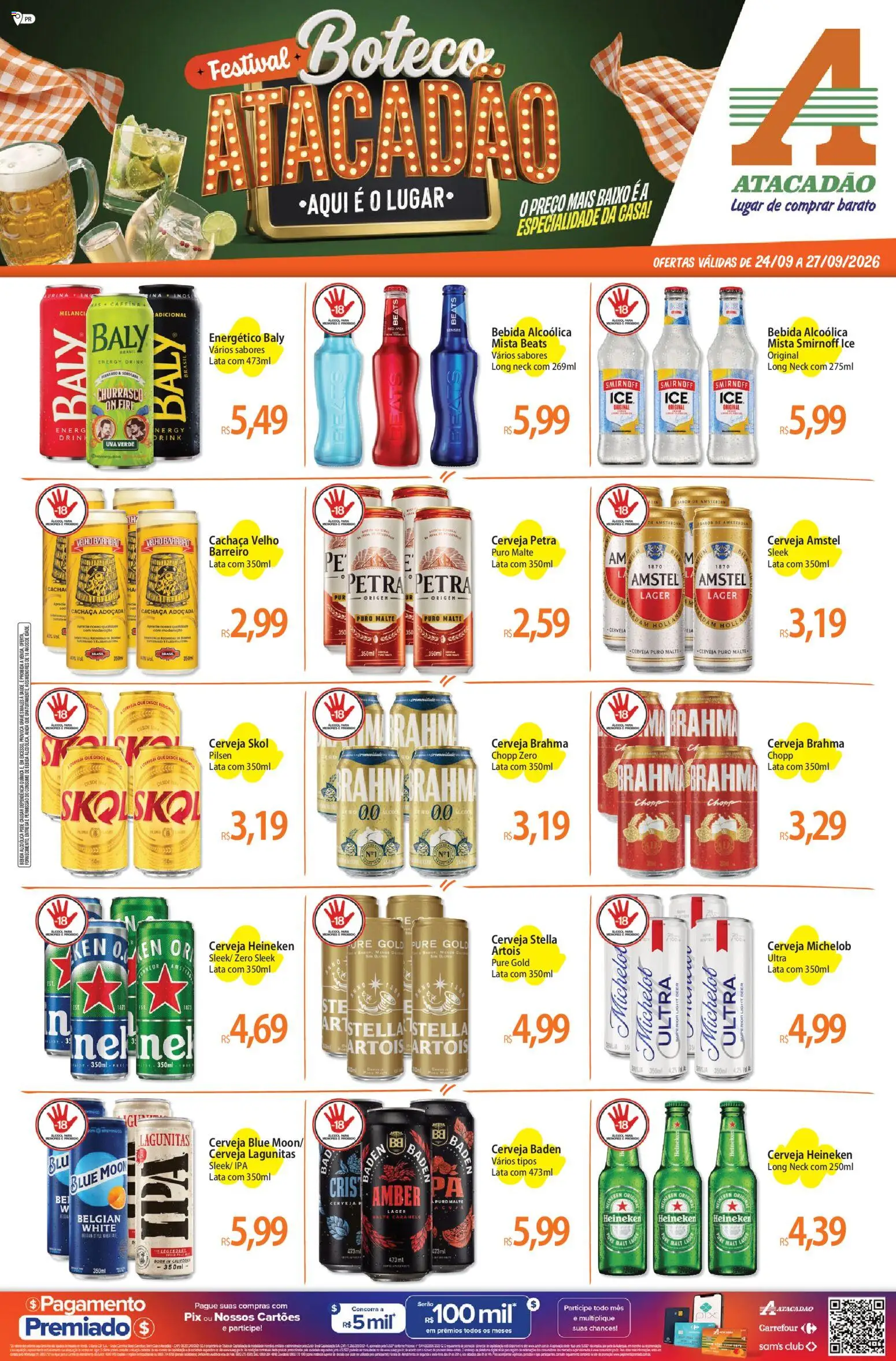 Pré-Visualização do folheto "Atacadão ofertas - PR" da loja Atacadão válido a partir de 24/09/2026