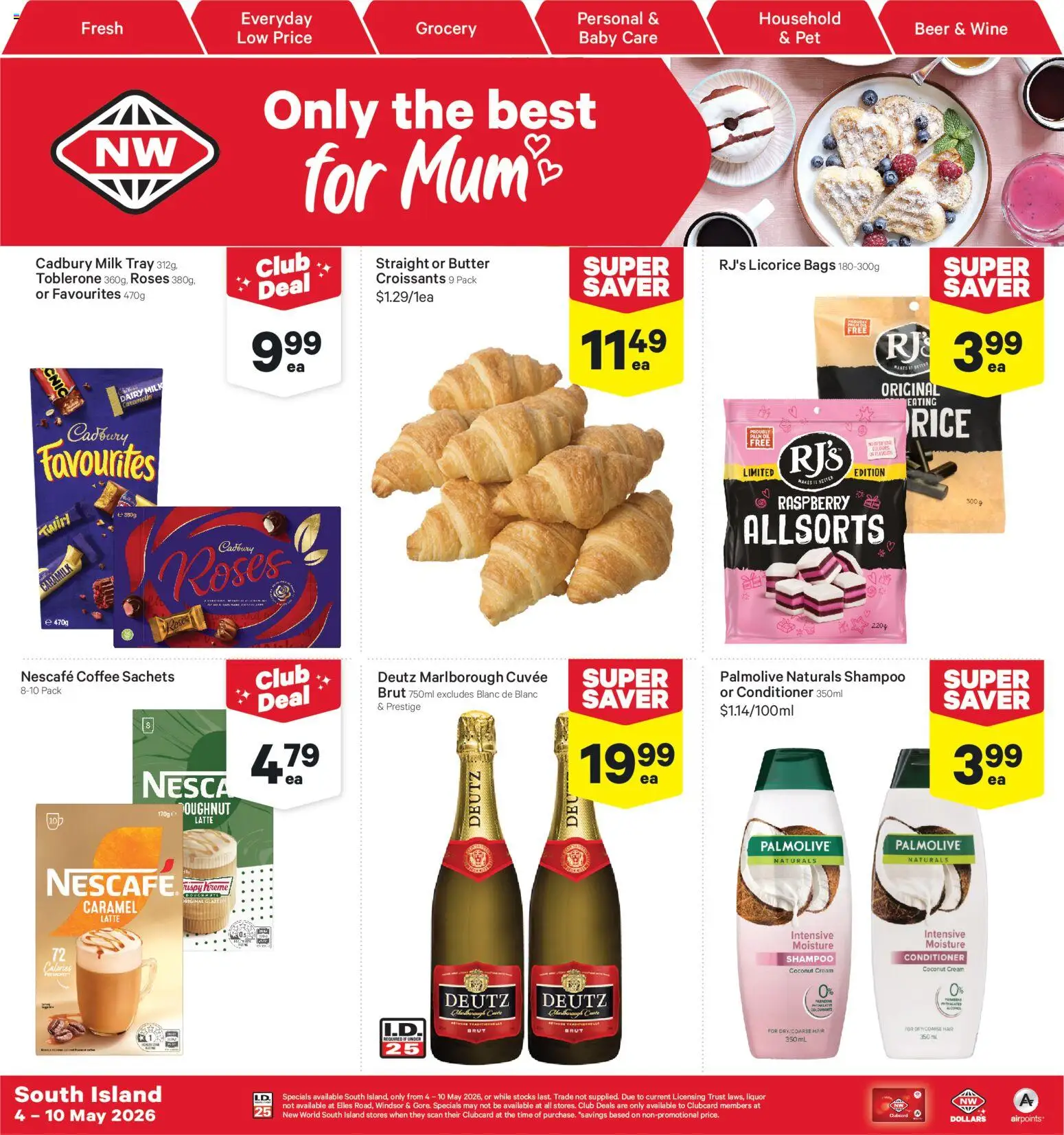Preview of catalogue New World South Island catalogue from shop New World valid 4 May 2026
