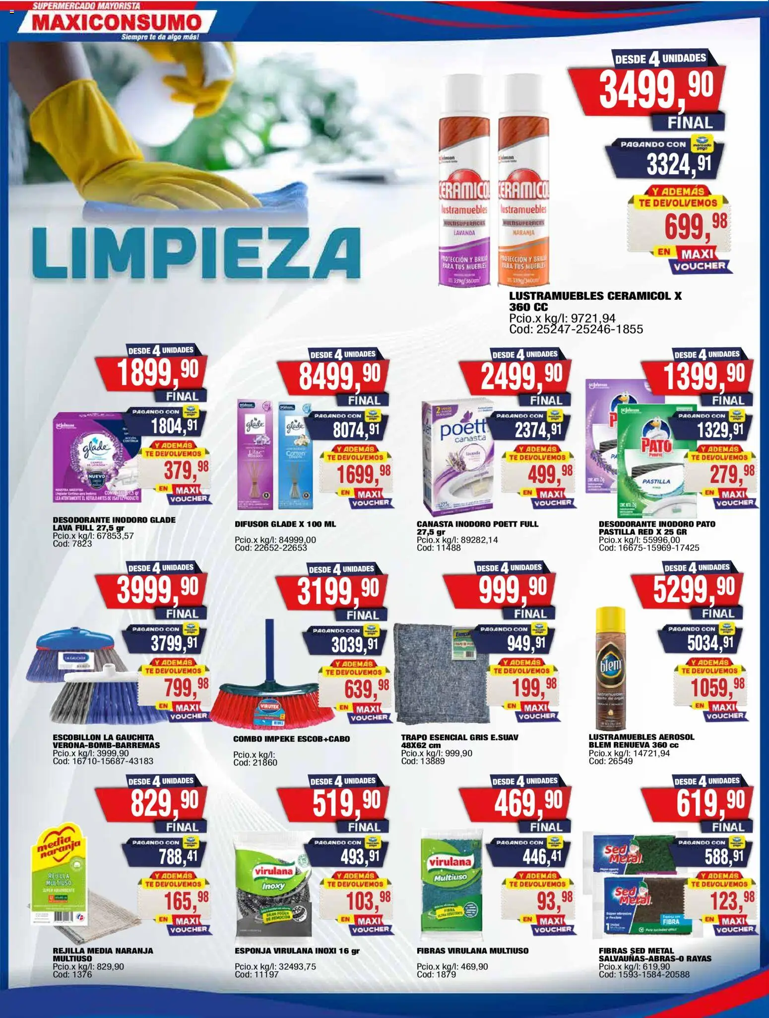 Vista previa del folleto de la tienda Maxiconsumo válido desde el 12/10/2026 