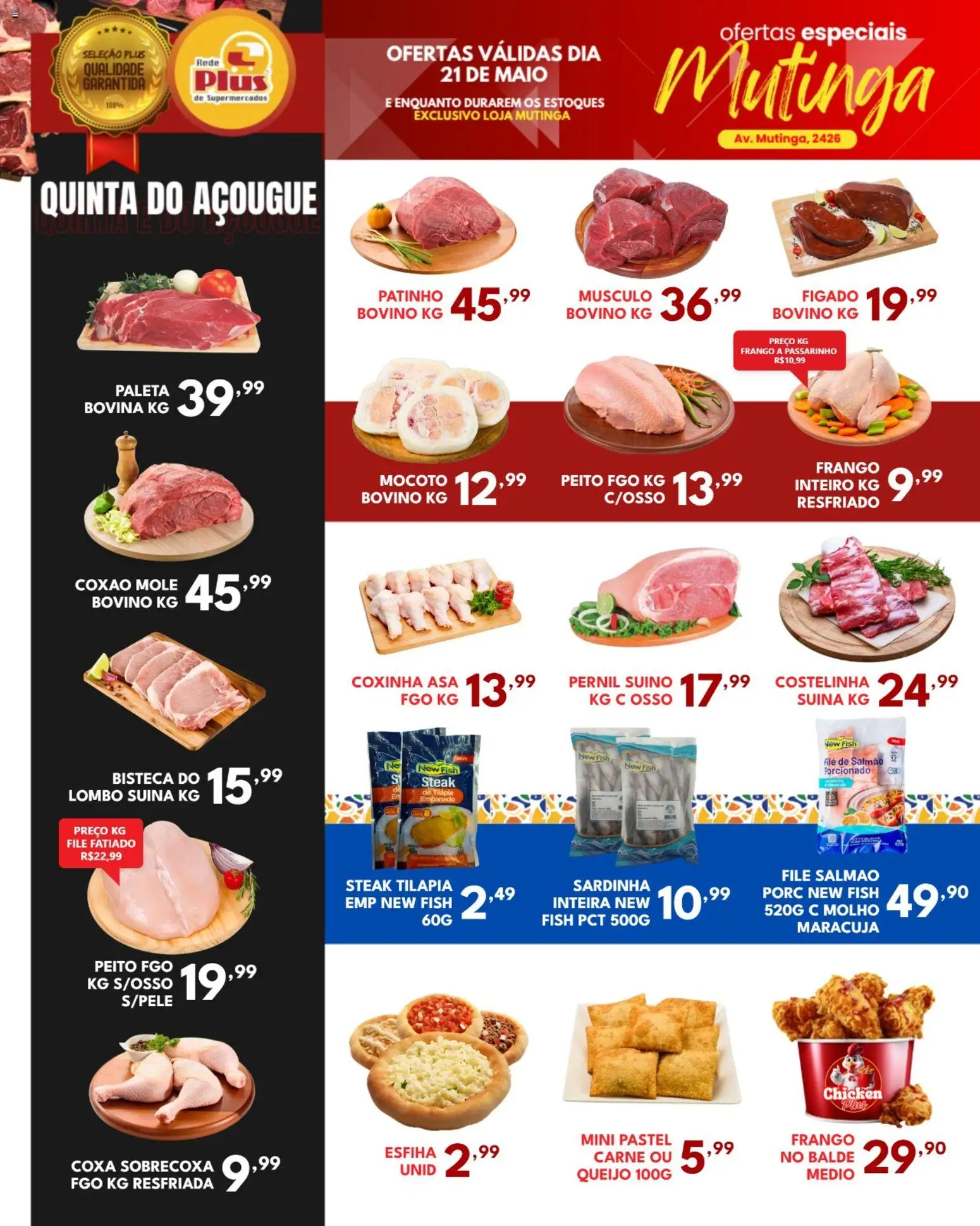 Pré-Visualização do folheto "Rede Plus Supermercados - Ofertas da semana" da loja Rede Plus Supermercados válido a partir de 21/05/2026