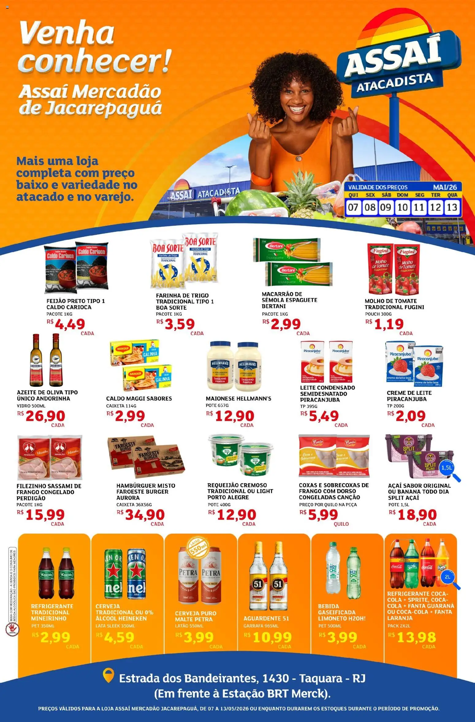 Pré-Visualização do folheto "Assaí Atacadista ofertas - RJ" da loja Assaí Atacadista válido a partir de 07/05/2026
