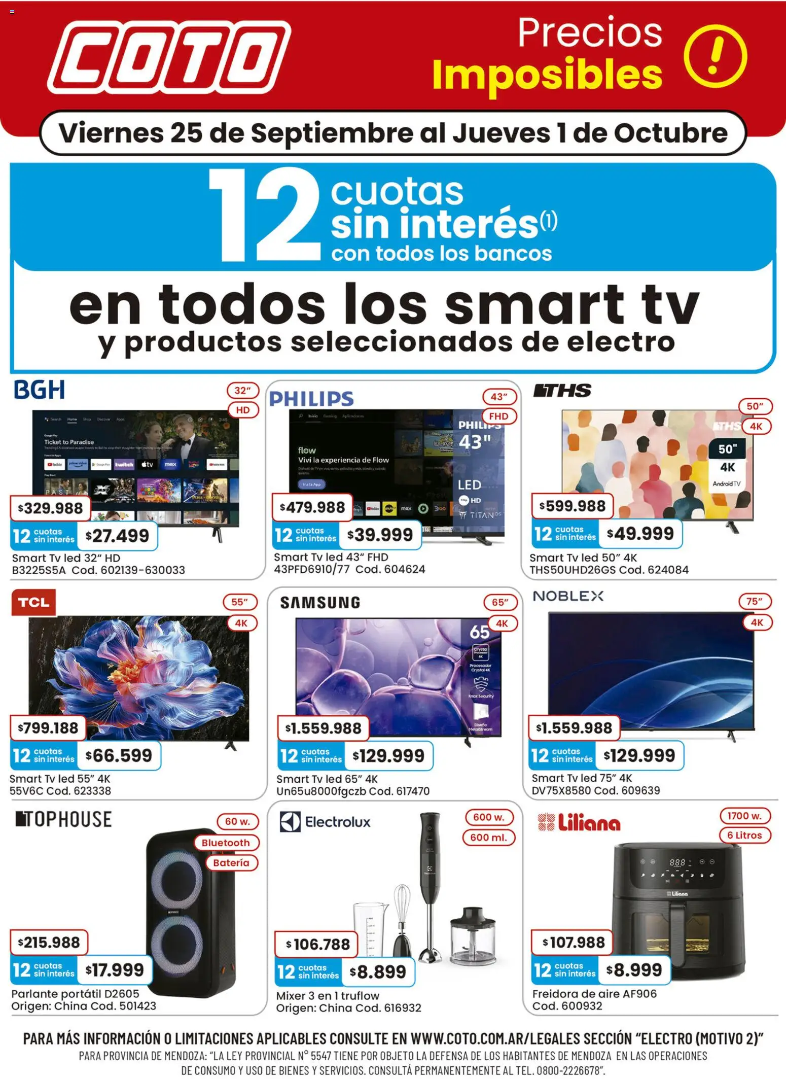 Vista previa del folleto de la tienda Coto válido desde el 25/09/2026 