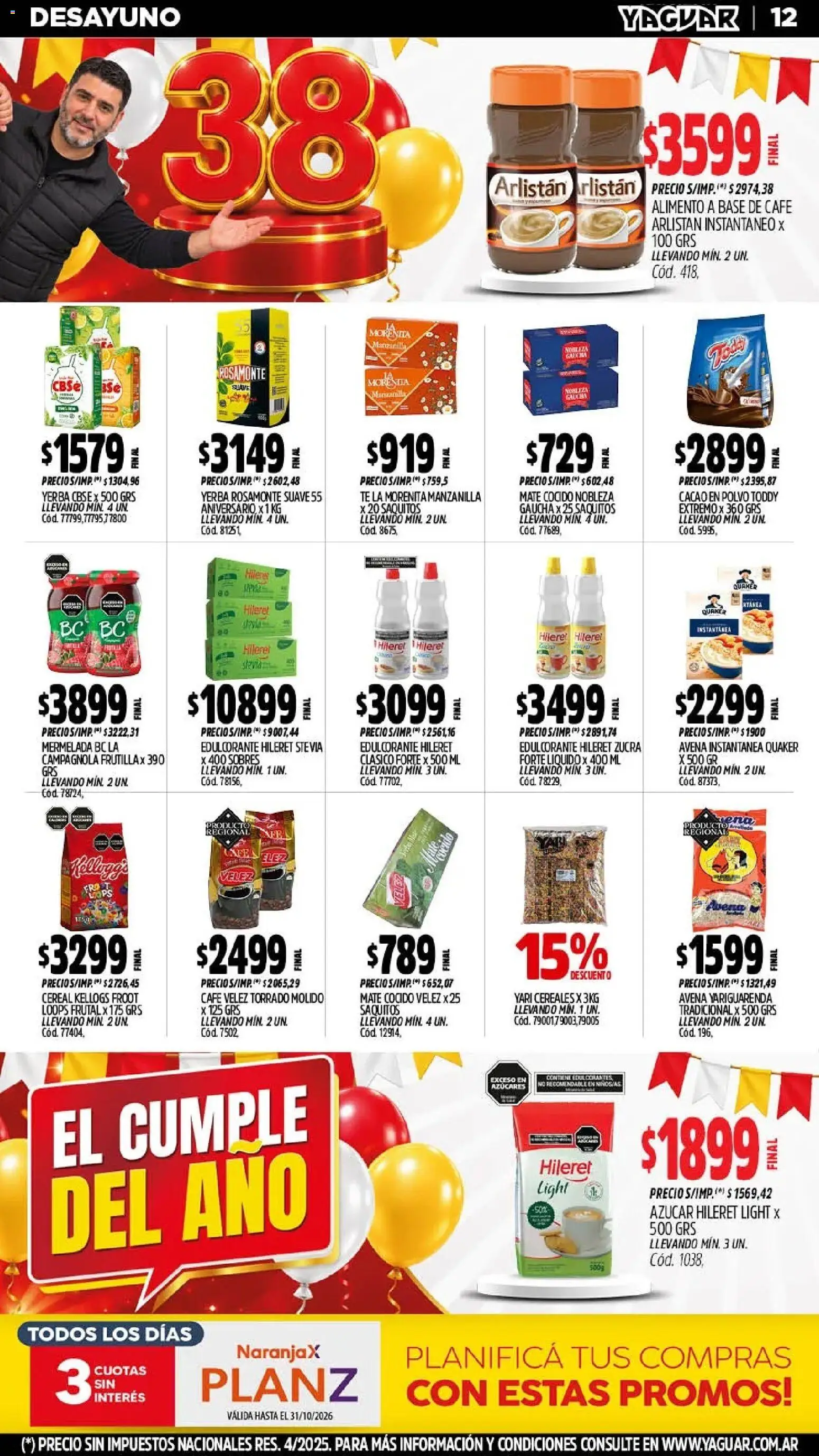 Vista previa del folleto de la tienda Yaguar válido desde el 05/10/2026 