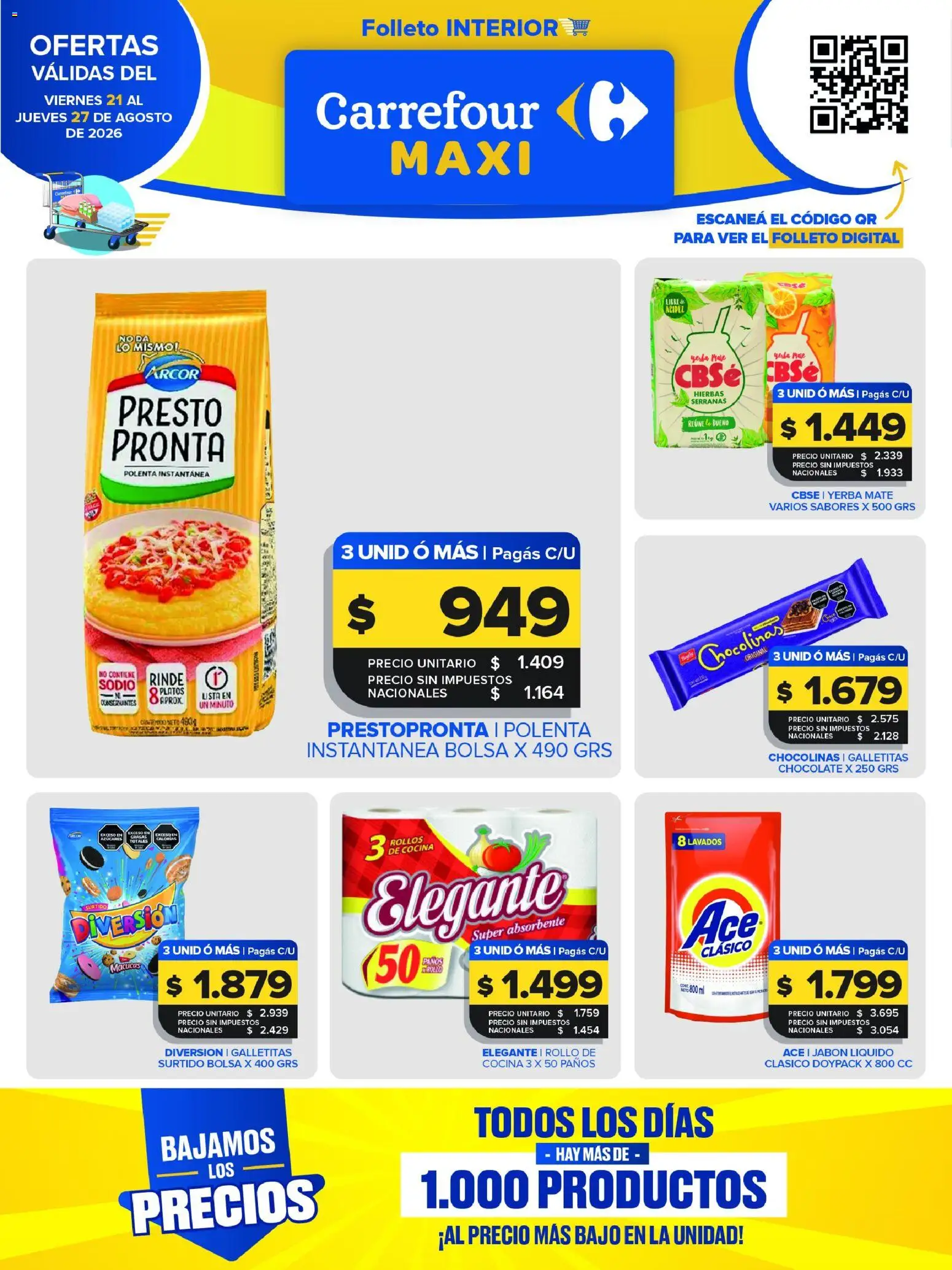 Vista previa del folleto de la tienda Carrefour Maxi válido desde el 21/08/2026 