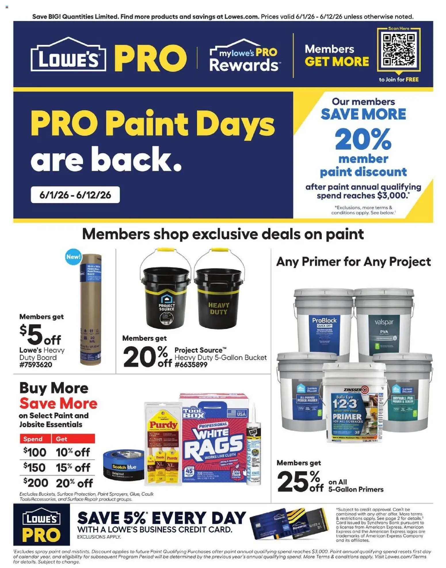 Ad Preview of Lowe's Lowe's Ad from 06/01/2026