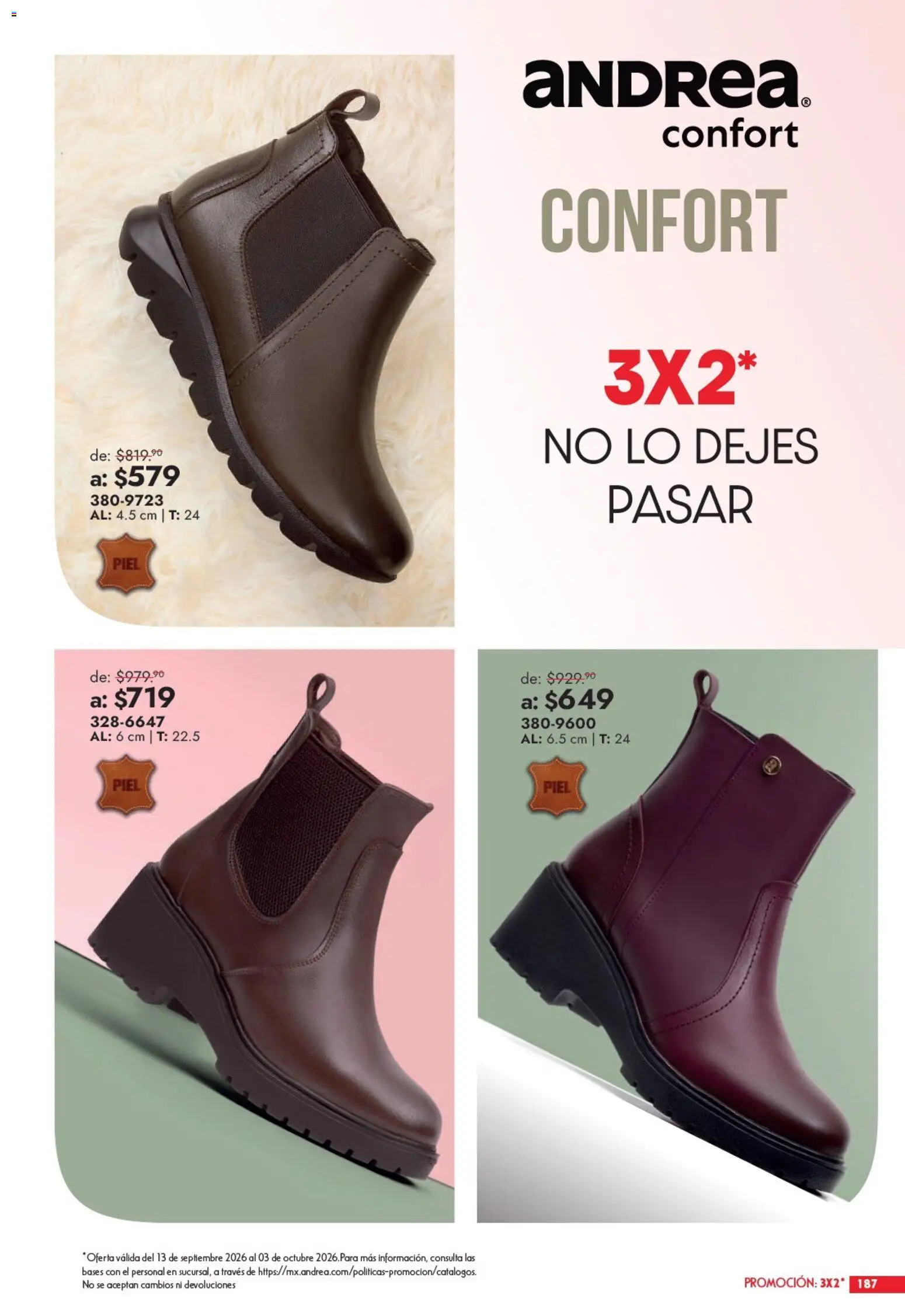 Vista previa las ofertas de la tienda Andrea - Andrea catálogo Outlet desde el 13/09/2026 