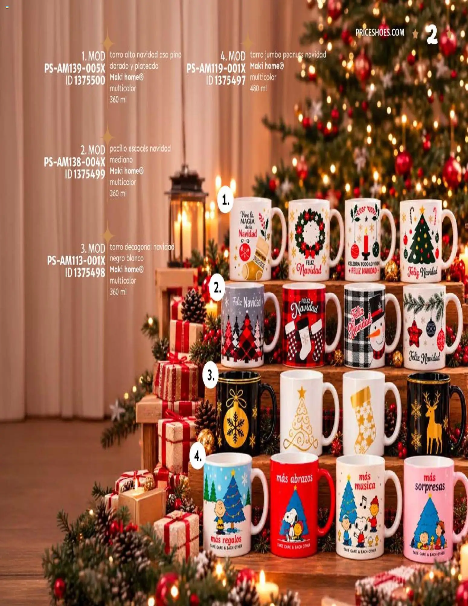 Vista previa las ofertas de la tienda Price Shoes - Price Shoes catálogo Navidad Home desde el 15/10/2026 