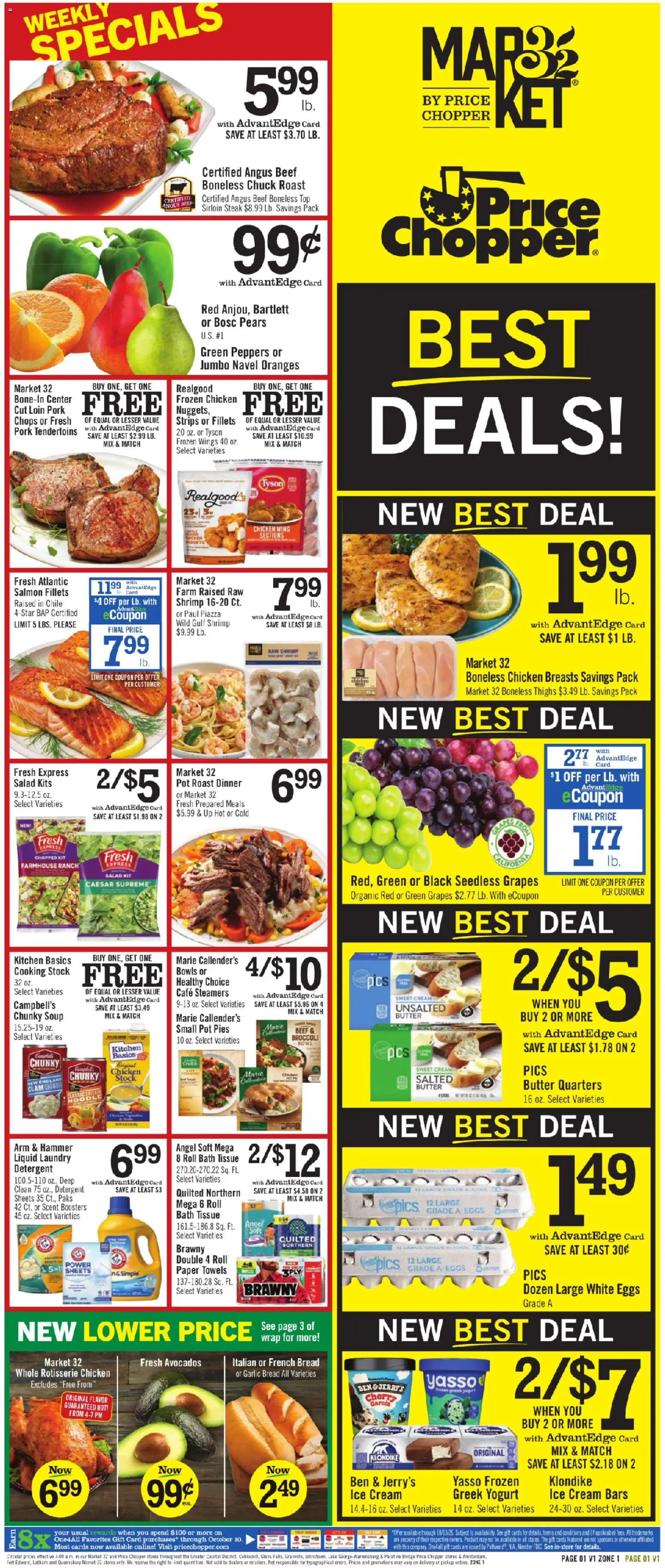 Ad Preview of Price Chopper Price Chopper Weekly Ad from 10/04/2026