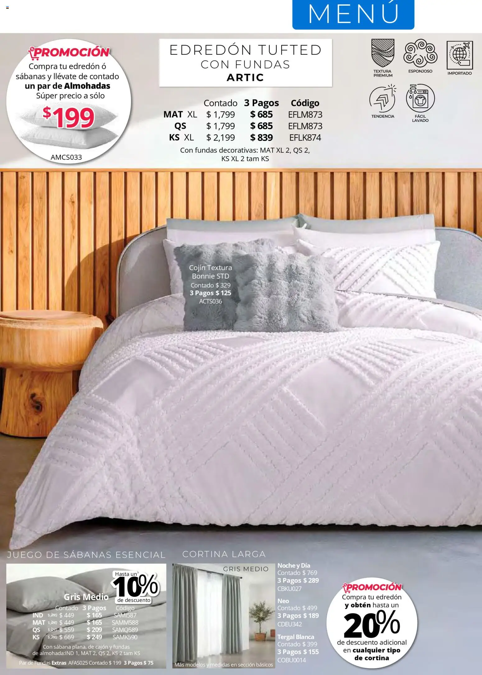 Vista previa las ofertas de la tienda Colchas Concord - Colchas Concord catálogo desde el 01/05/2026 