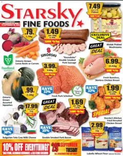 Un aperçu du dépliant Starsky weekly flyer / circulaire du magasin Starsky est valide à partir 24 sept. 2026