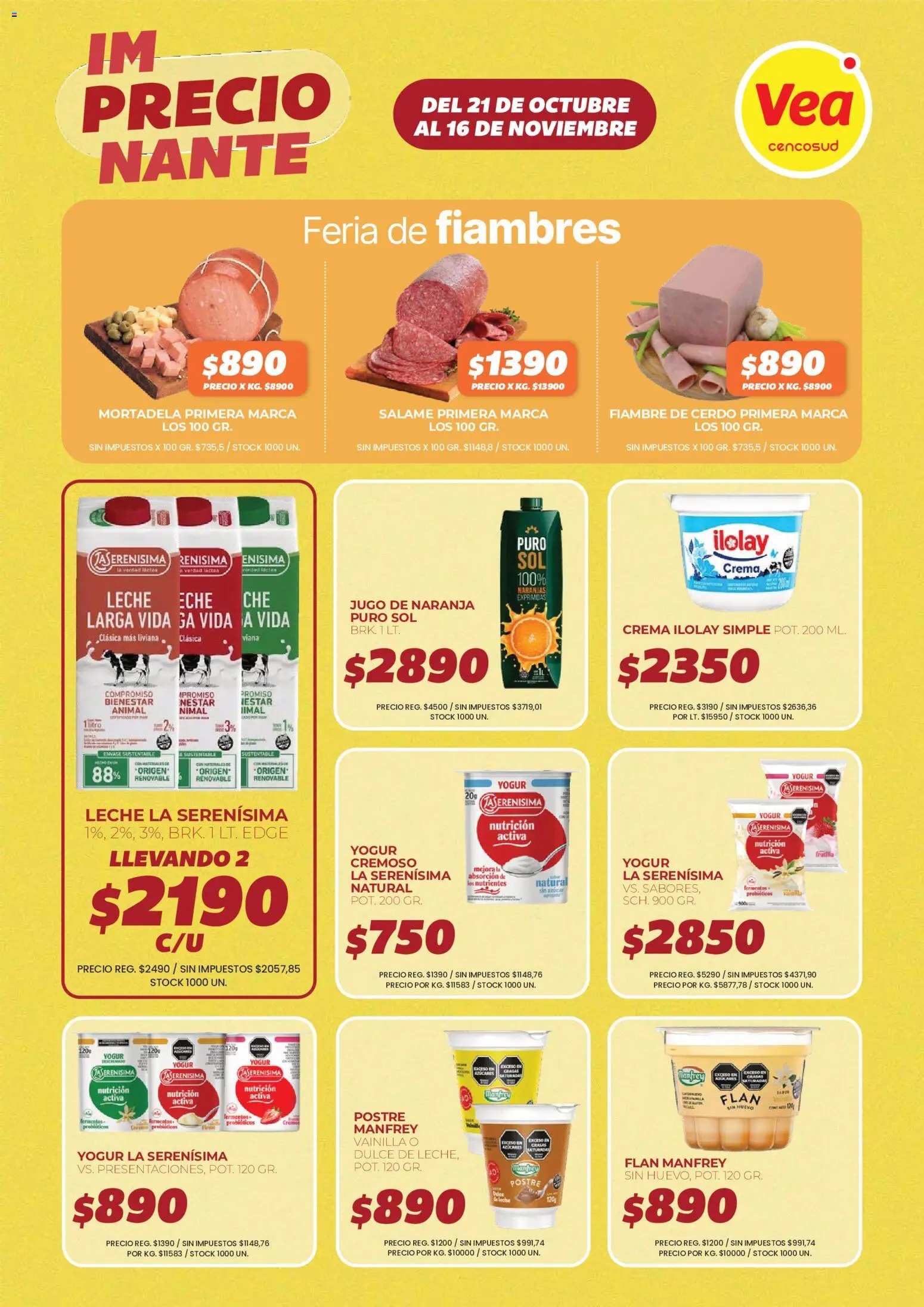 Vista previa del folleto de la tienda Vea válido desde el 21/10/2026 