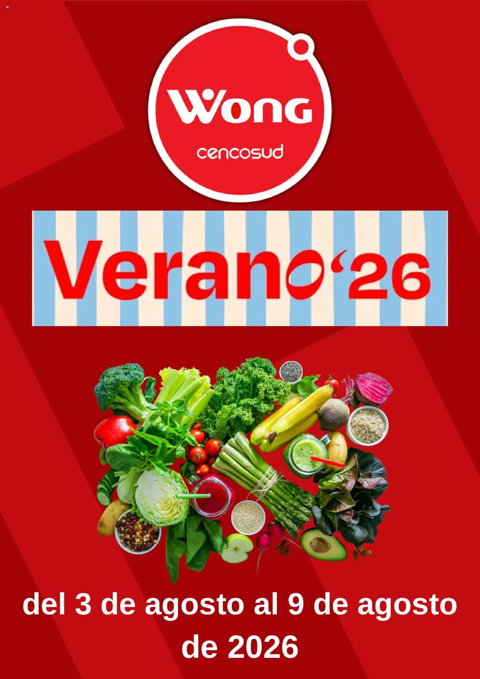 Vista previa de Wong catálogo de la tienda Wong válido desde 03/08/2026