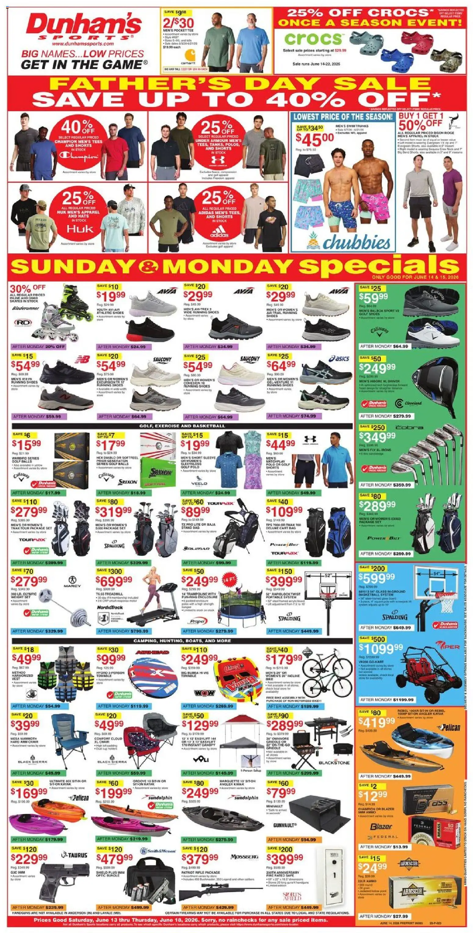 Dunham's Sports Weekly Ad from 06/13/2026 >> Flyer