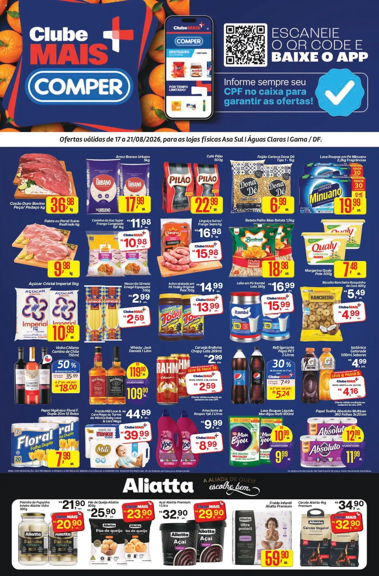 Ofertas Comper até 21/08/2026.