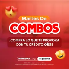 Vista previa de Catálogo Hiraoka - Martes De Combos de la tienda Hiraoka válido desde 23/09/2026