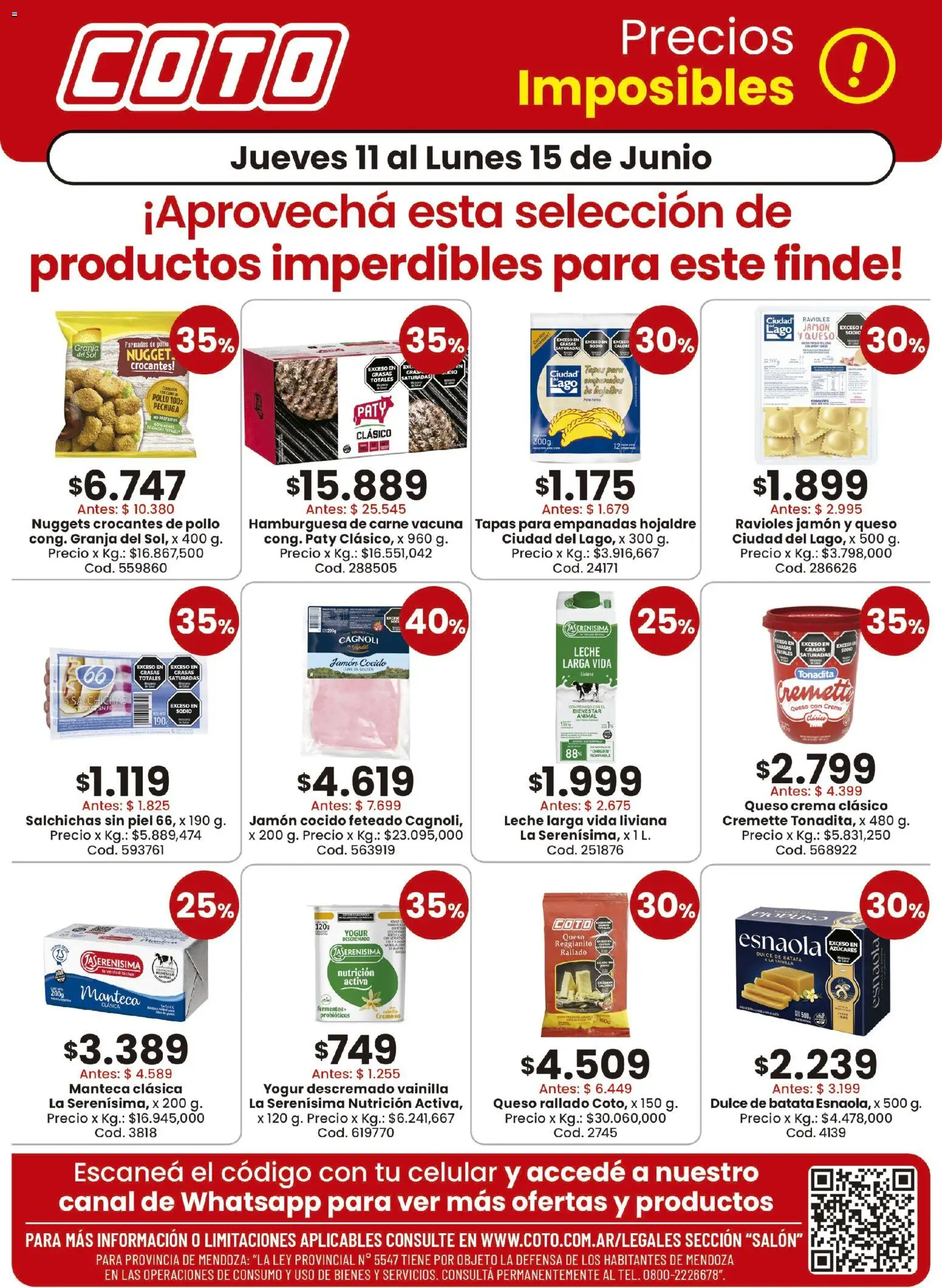 Vista previa del folleto de la tienda Coto válido desde el 11/06/2026 