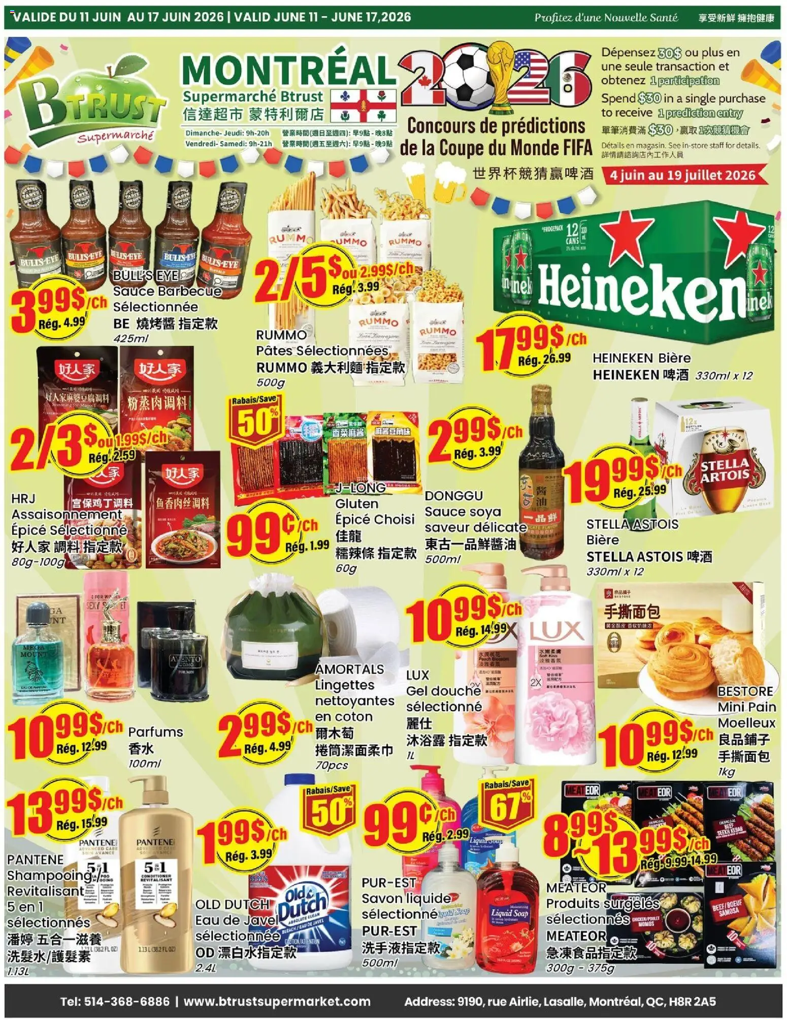 Preview of leaflet Btrust Supermarket weekly flyer / circulaire from shop Btrust Supermarket is valid from Jun 11, 2026