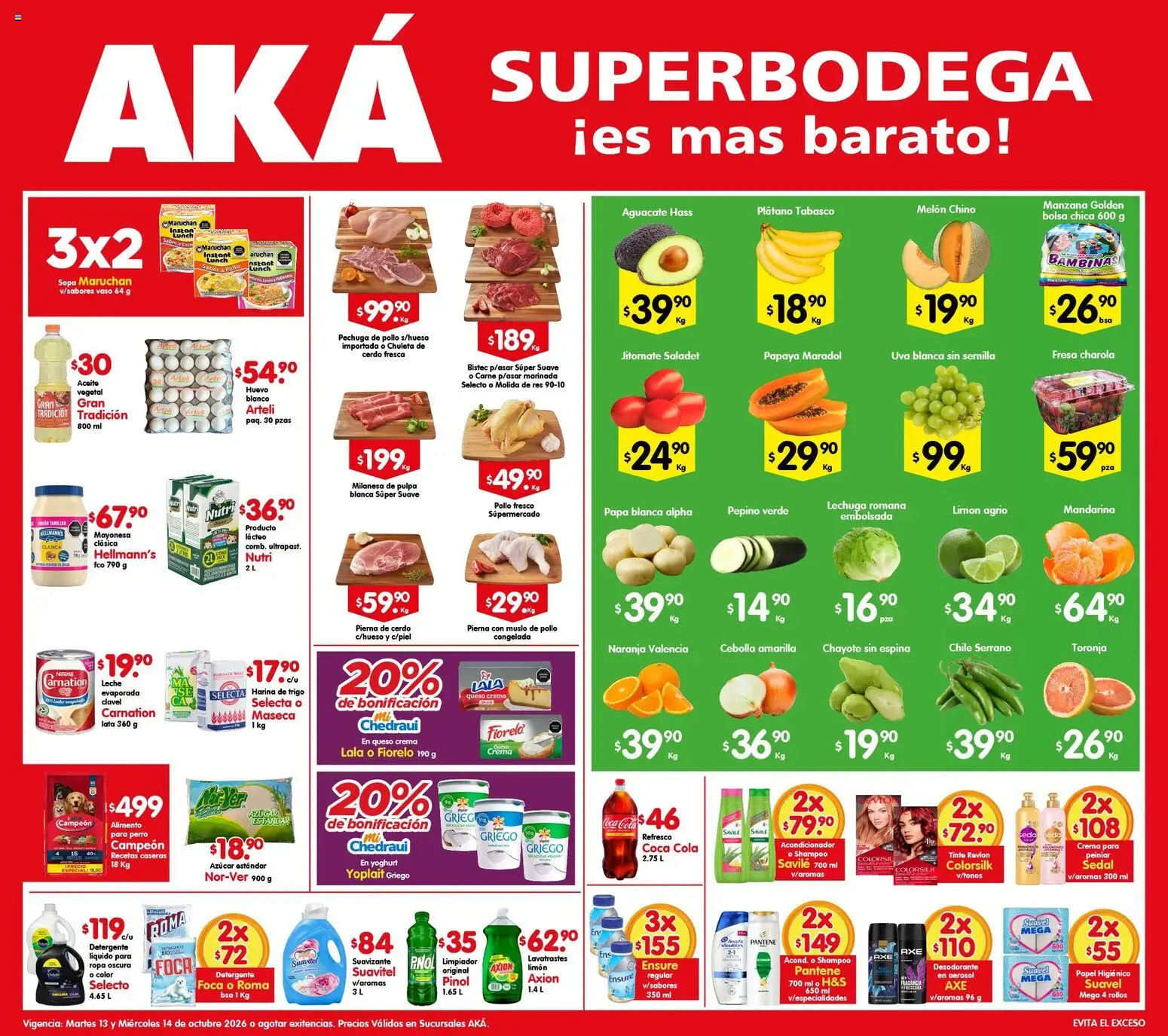 Vista previa las ofertas de la tienda Arteli - Arteli folleto Aká Super Bodega desde el 13/10/2026 