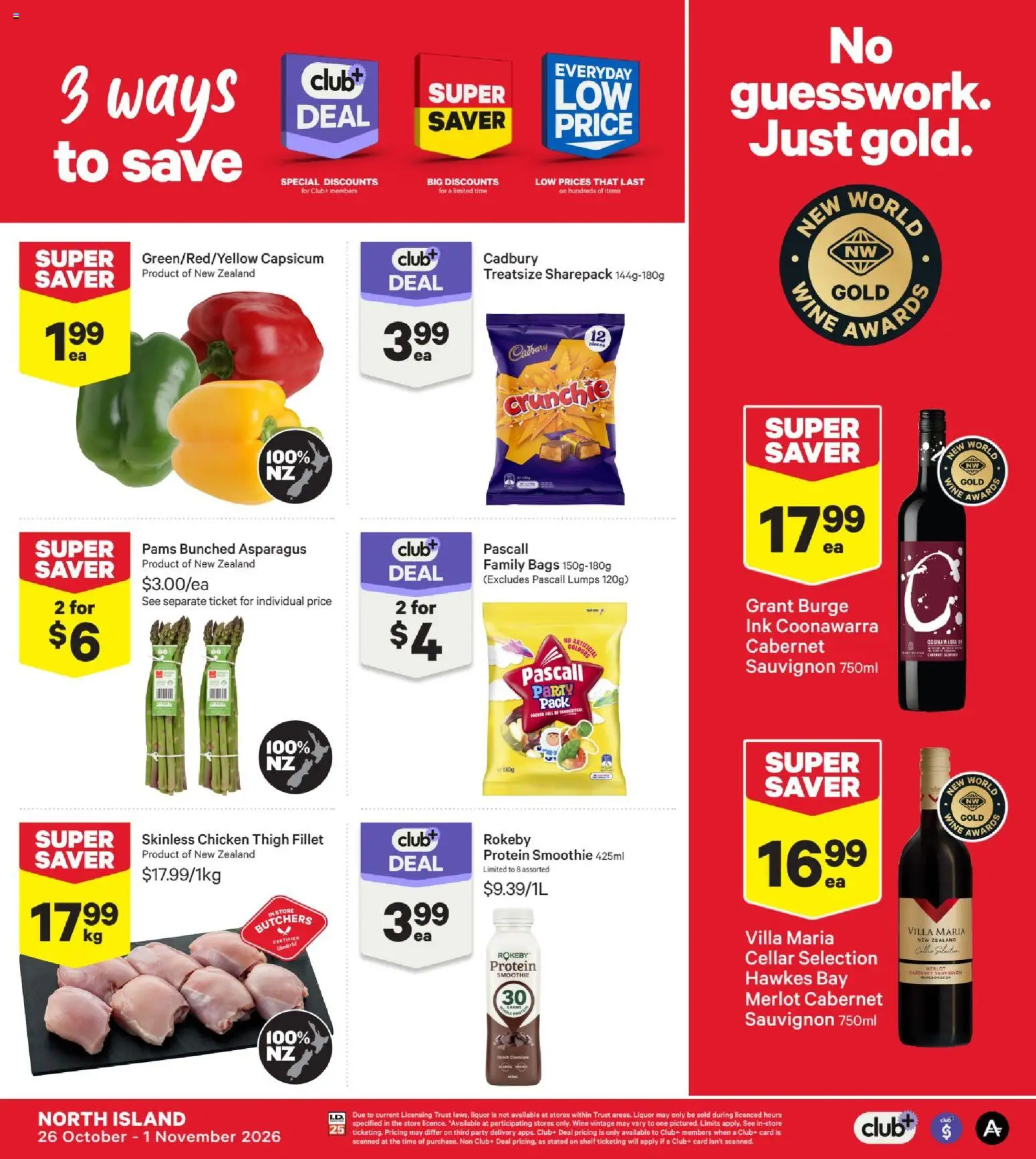 Preview of catalogue New World catalogue from shop New World valid 26 Oct 2026