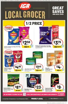 Preview of catalogue IGA Local Grocer Kambah from shop IGA valid 23/09/2026