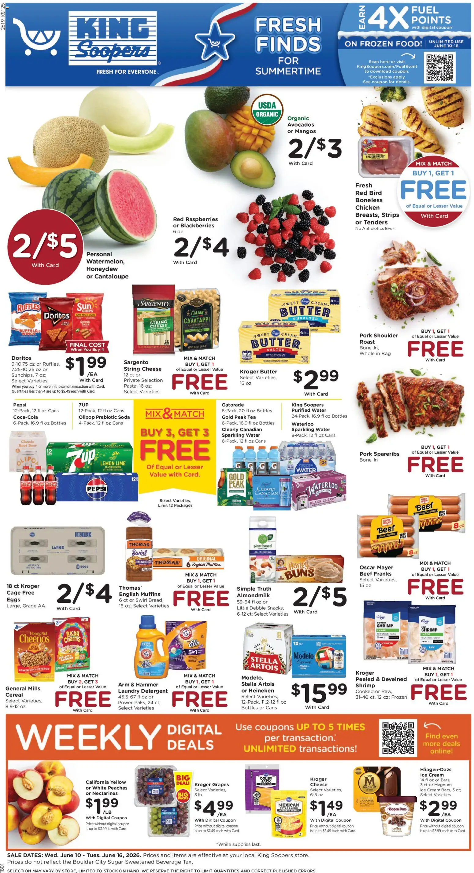 Ad Preview of King Soopers King Soopers Weekly Ad from 06/10/2026
