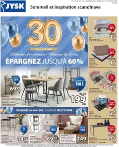 Preview of leaflet JYSK circulaire from shop JYSK is valid from Oct 08, 2026