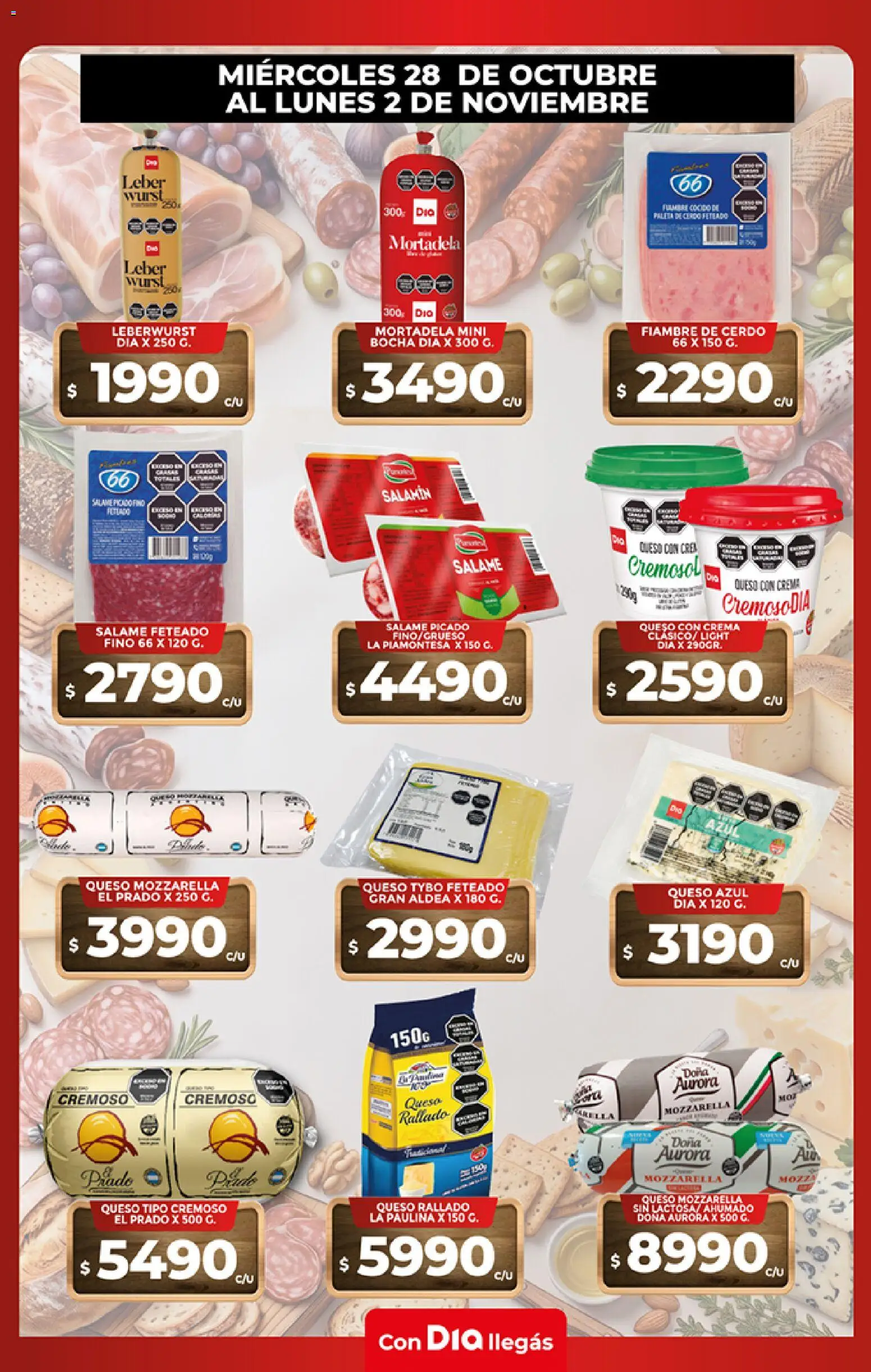 Vista previa del folleto de la tienda Dia válido desde el 28/10/2026 